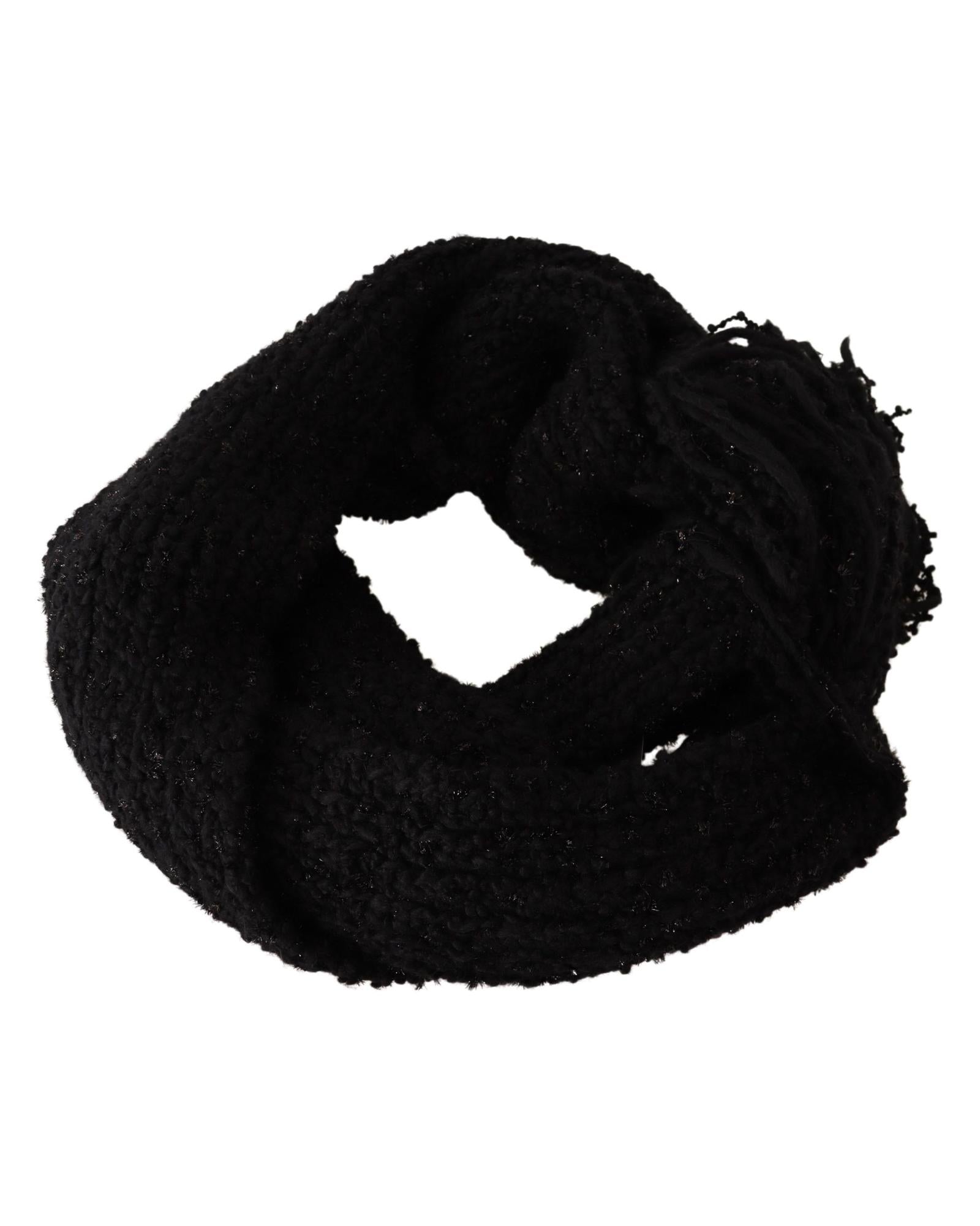 Dolce & Gabbana Wool Blend Knitted Wrap Shawl3