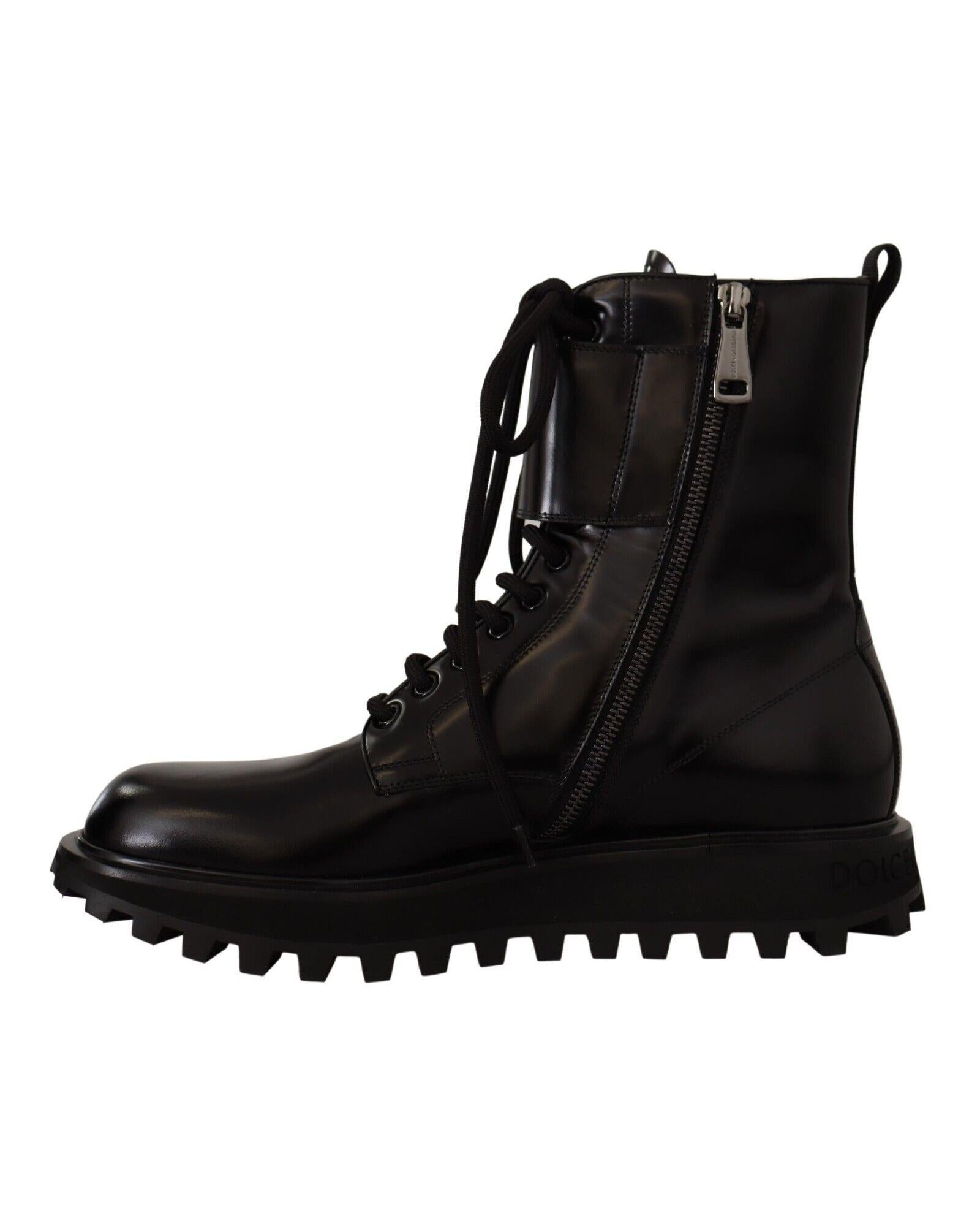 Dolce & Gabbana  Men's Black Lace-up Boots19