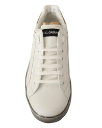 Dolce & Gabbana  Portofino Leather Sneakers White11