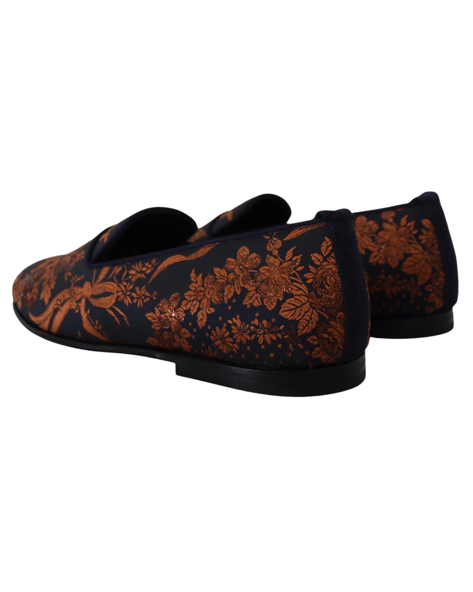 Dolce & Gabbana Gorgeous  Rust Floral Loafers13