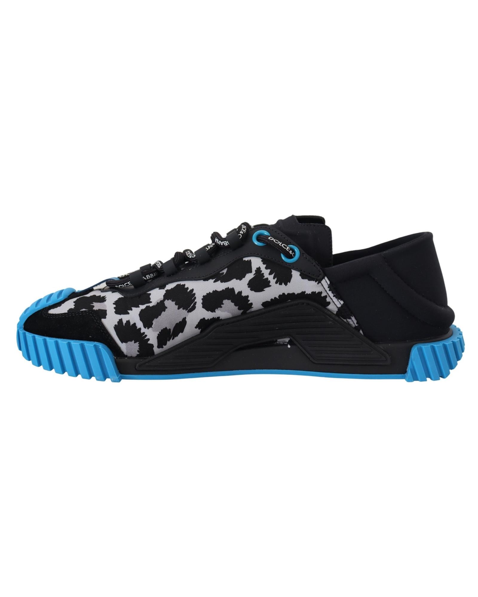 Dolce & Gabbana  Just Be Royals Sneakers - Black Leopard Print