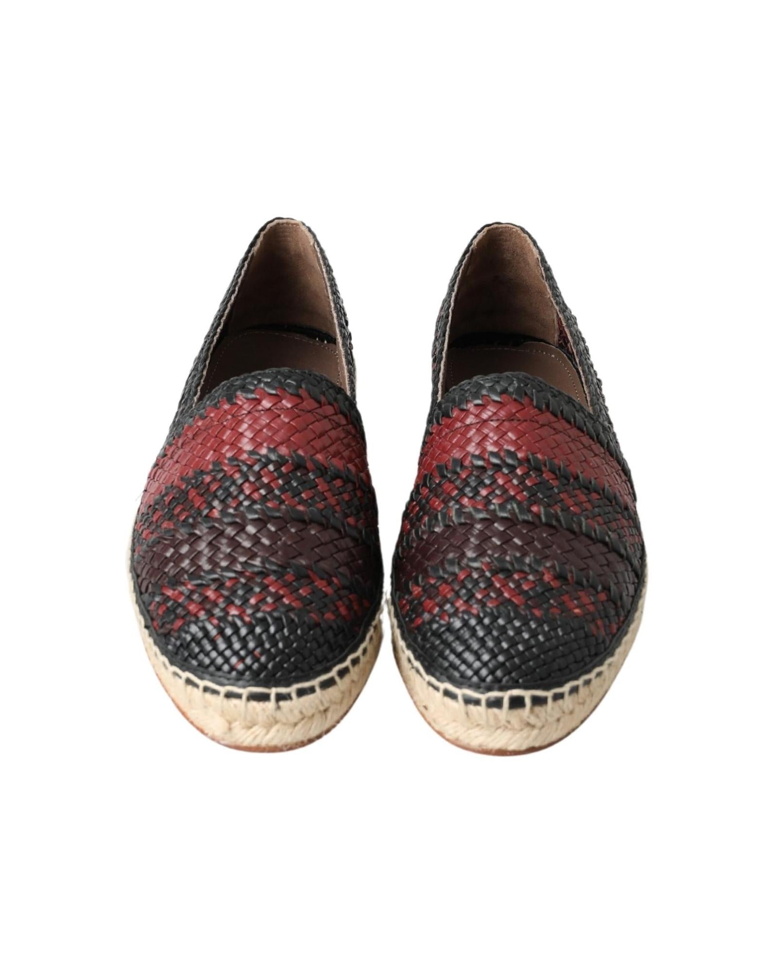 Dolce & Gabbana Buffalo Leather Espadrille Shoes2