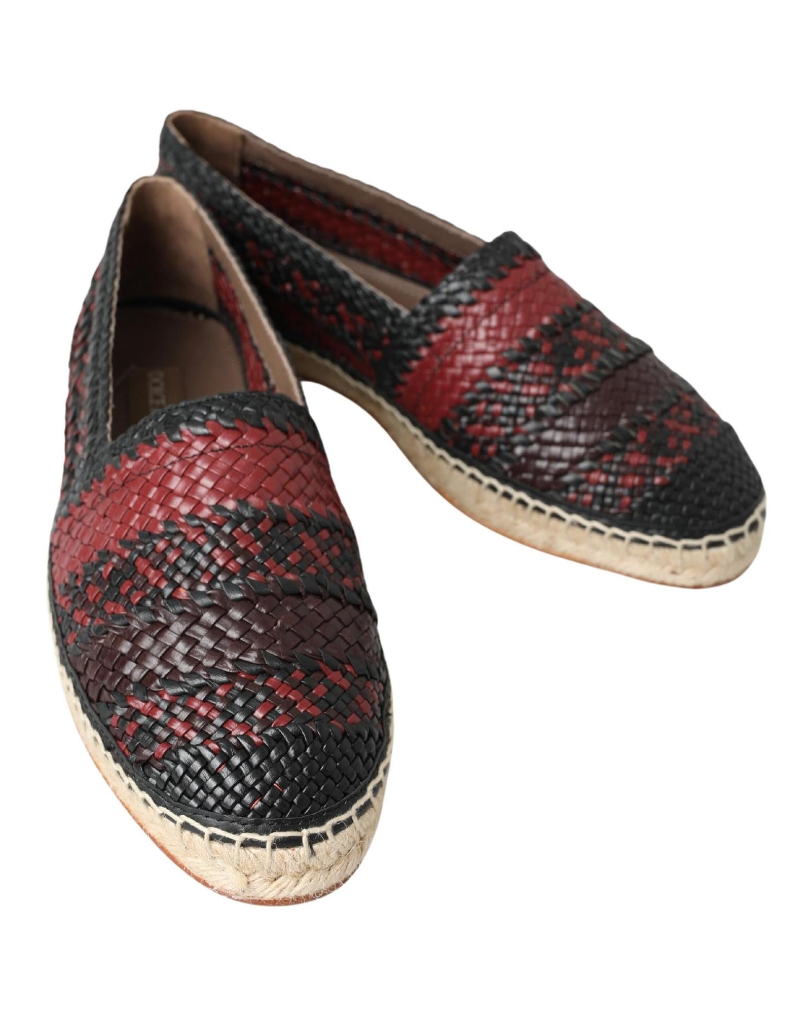 Dolce & Gabbana Buffalo Leather Espadrille Shoes4