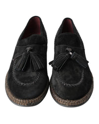 Dolce & Gabbana Suede Leather Casual Espadrille Shoes19