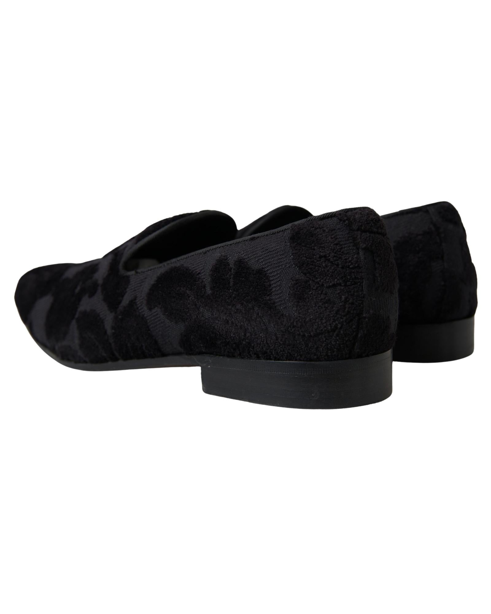 Dolce & Gabbana  Portofino Slip-on Loafers in Black - MV51143