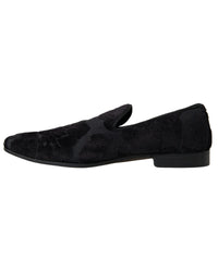 Dolce & Gabbana  Portofino Slip-on Loafers in Black - MV51146