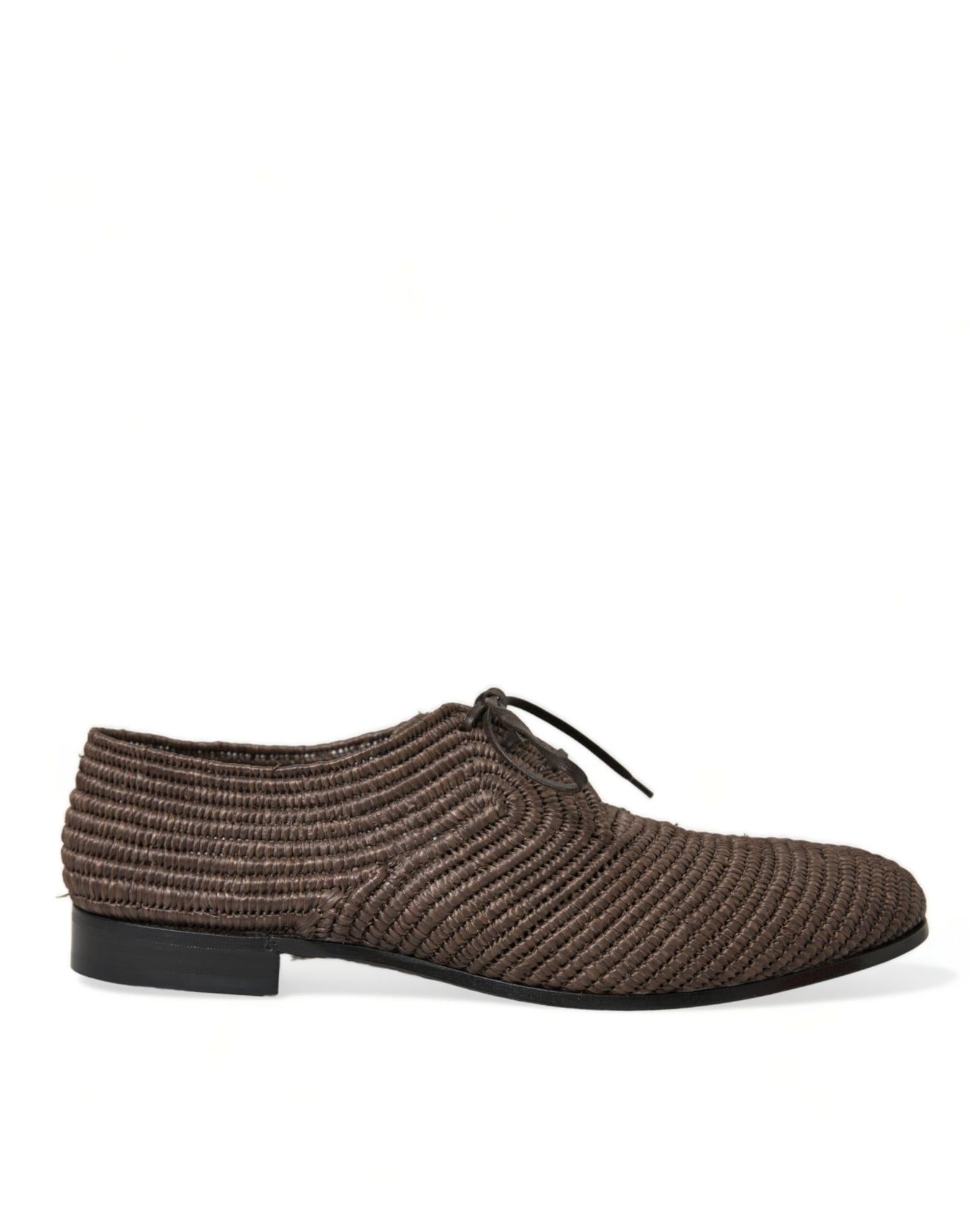 Dolce & Gabbana  Men's Woven Raffia Espadrilles