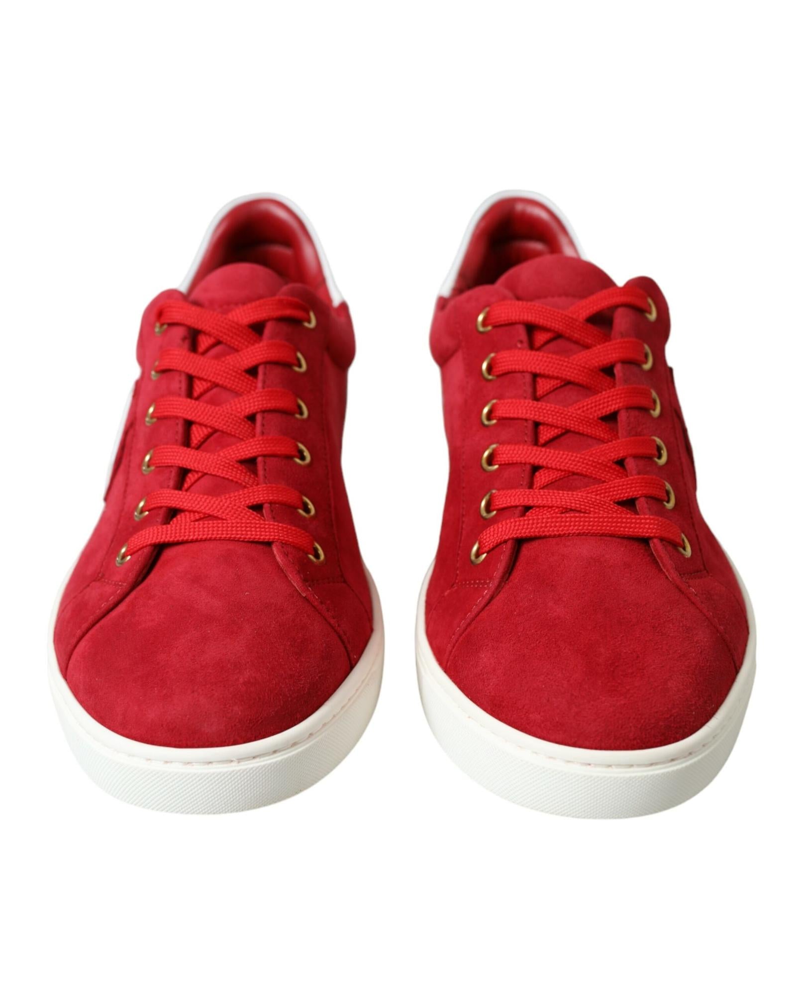 Dolce & Gabbana  Suede Sneakers - Red