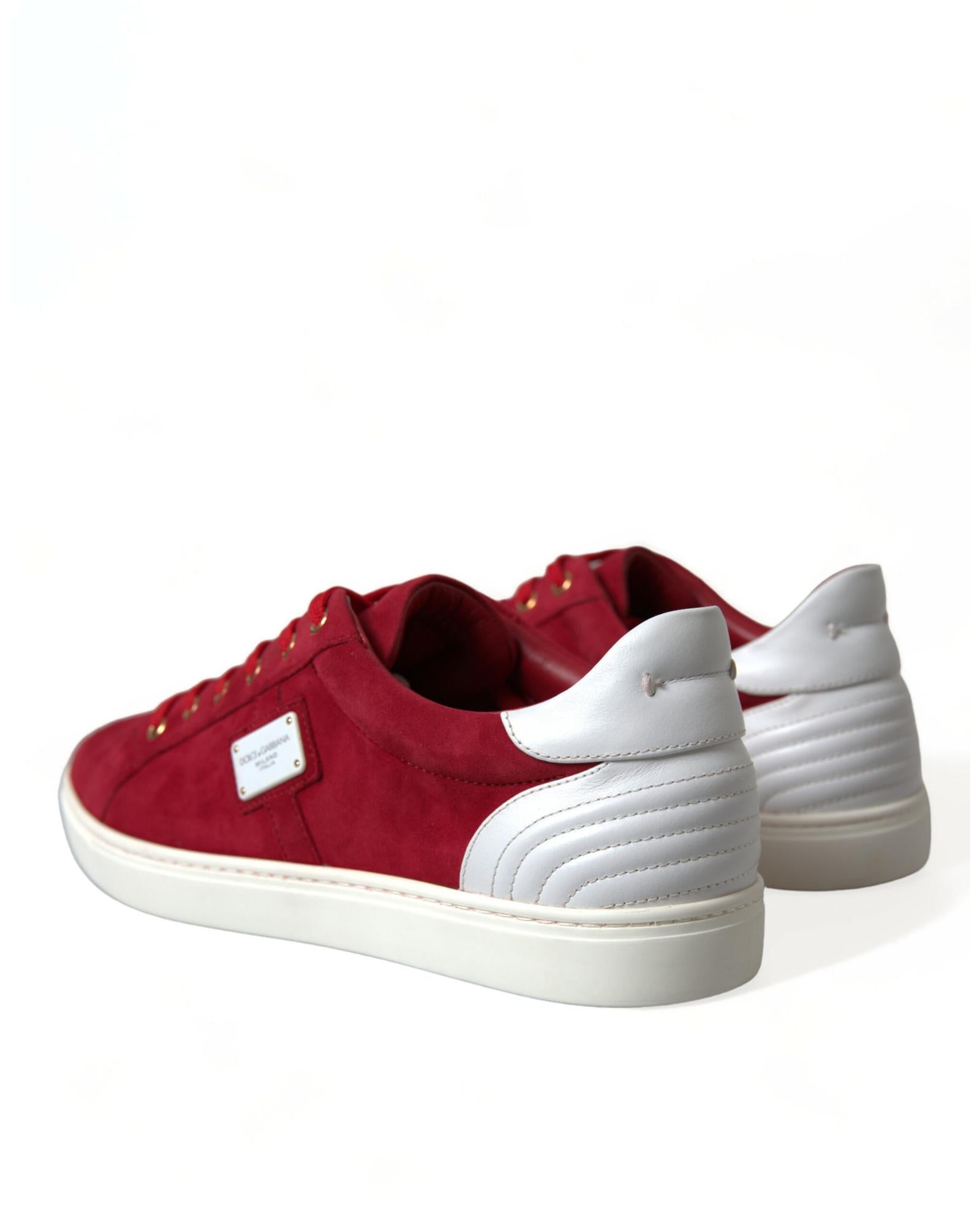 Dolce & Gabbana  Suede Sneakers - Red