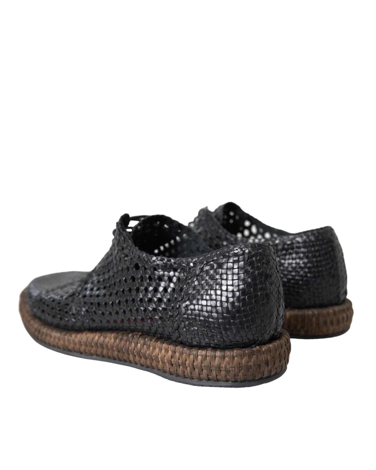 Dolce & Gabbana  Woven Leather Loafers