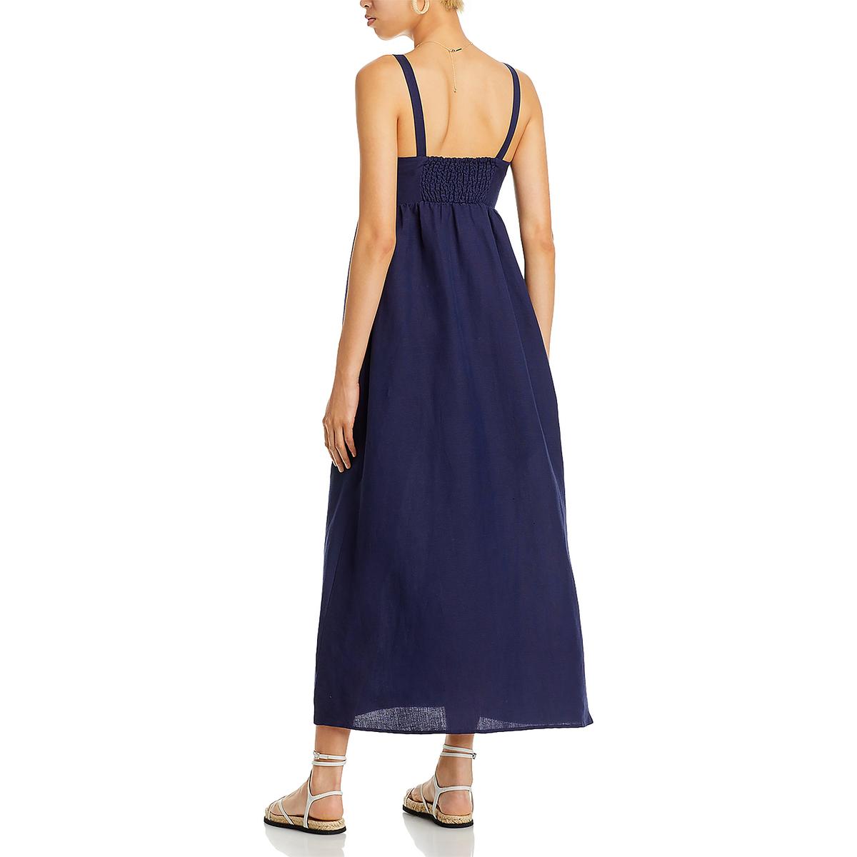 Jessamy Womens Midi Pleated Midi Dress