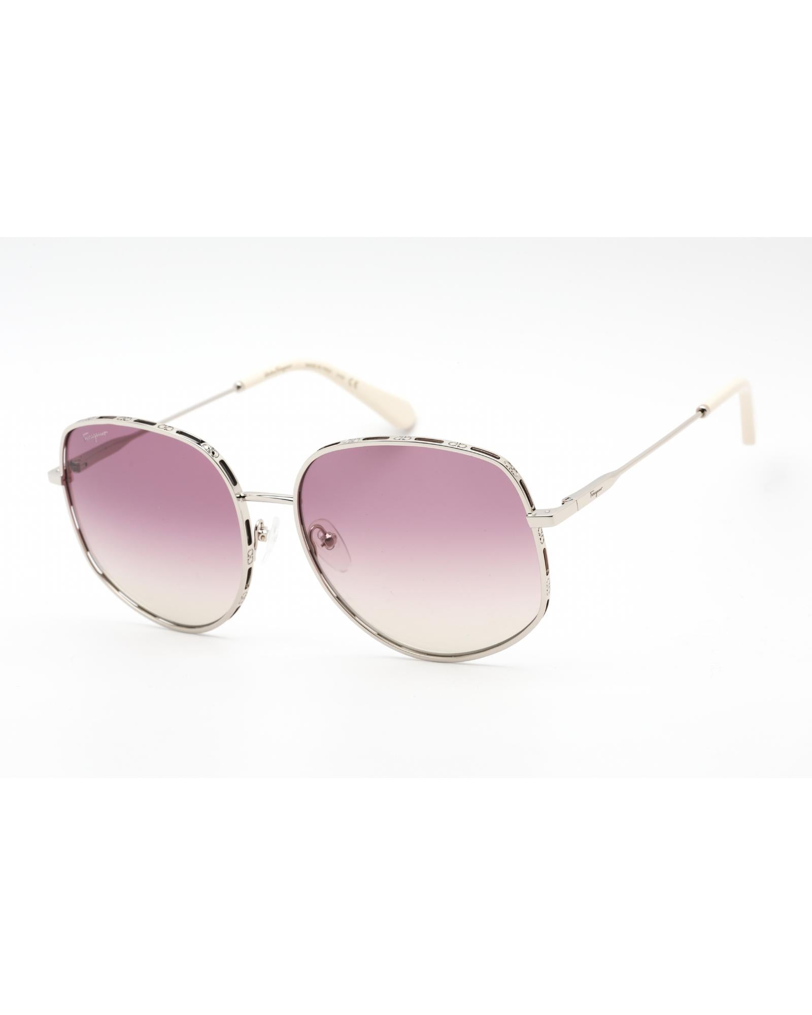 Salvatore Ferragamo  SF277S Sunglasses GOLD/IVORY / Violet Gradient