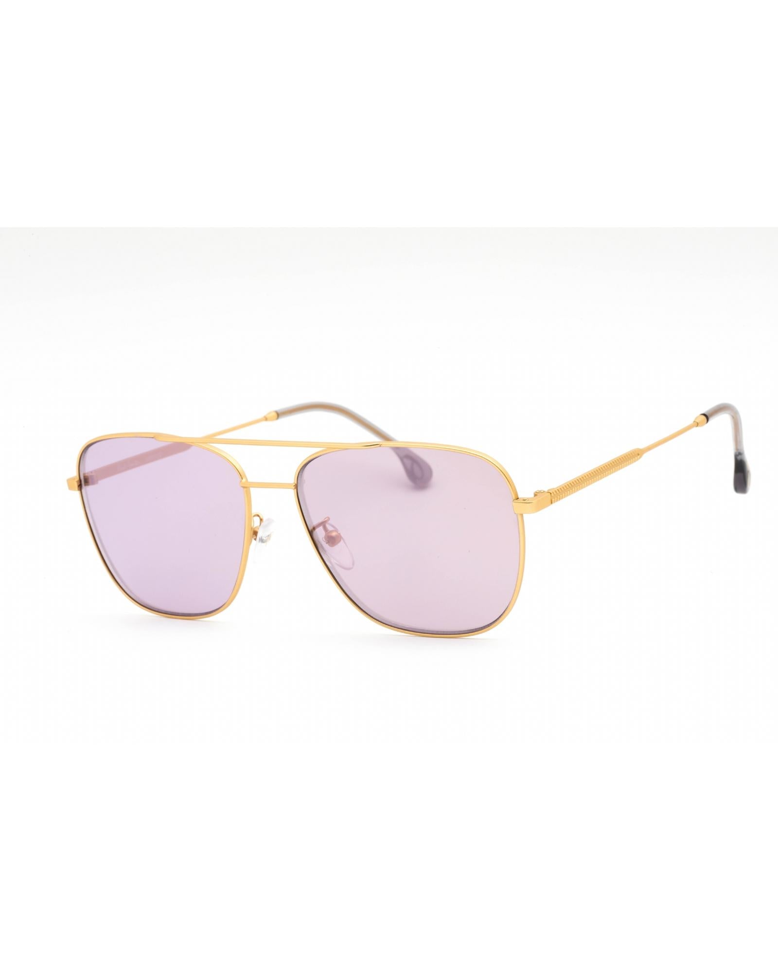 Paul Smith Gold-tone Aviator Sunglasses with Rose-tinted Lenses