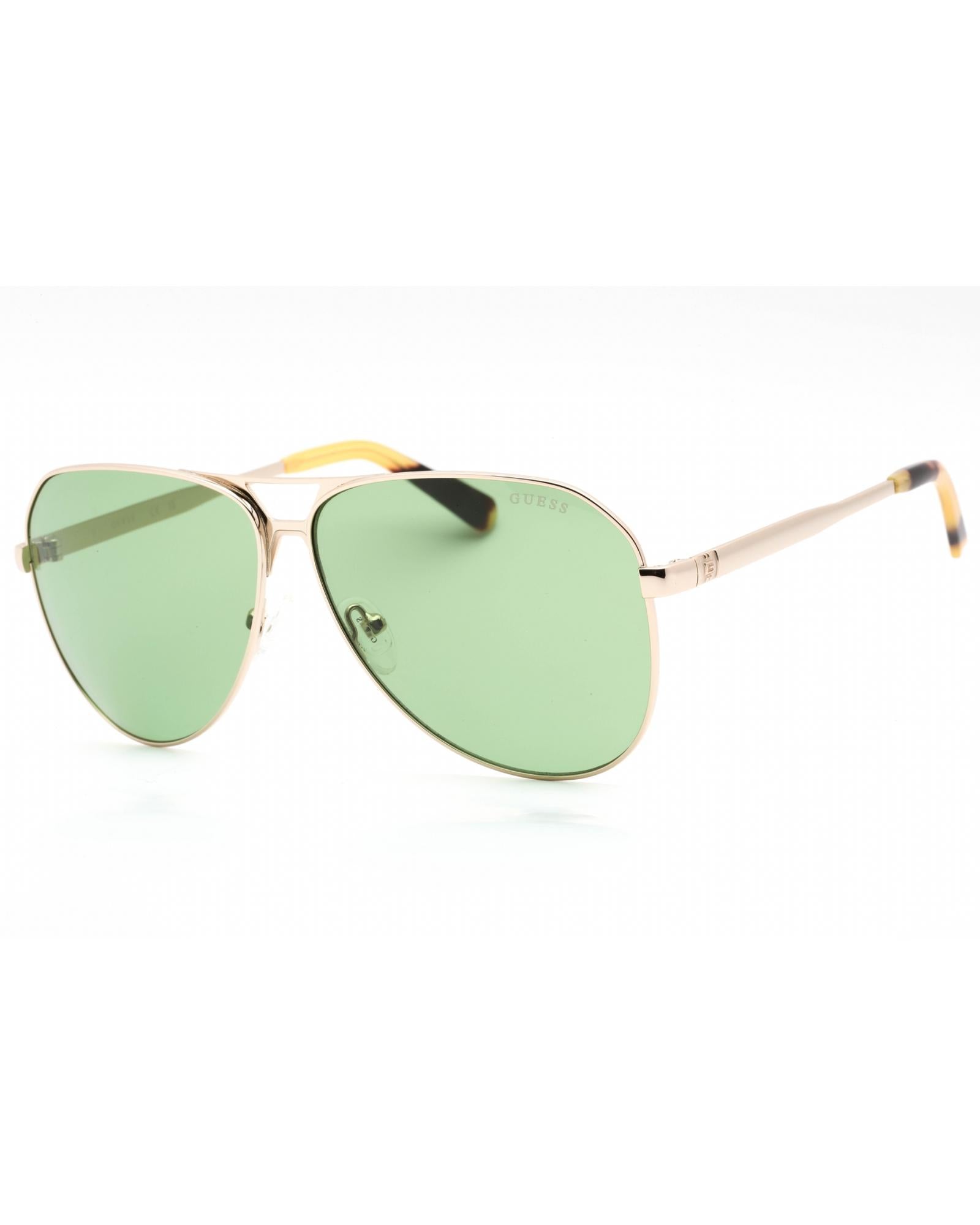 Guess  GU6715 Aviator Sunglasses Gold