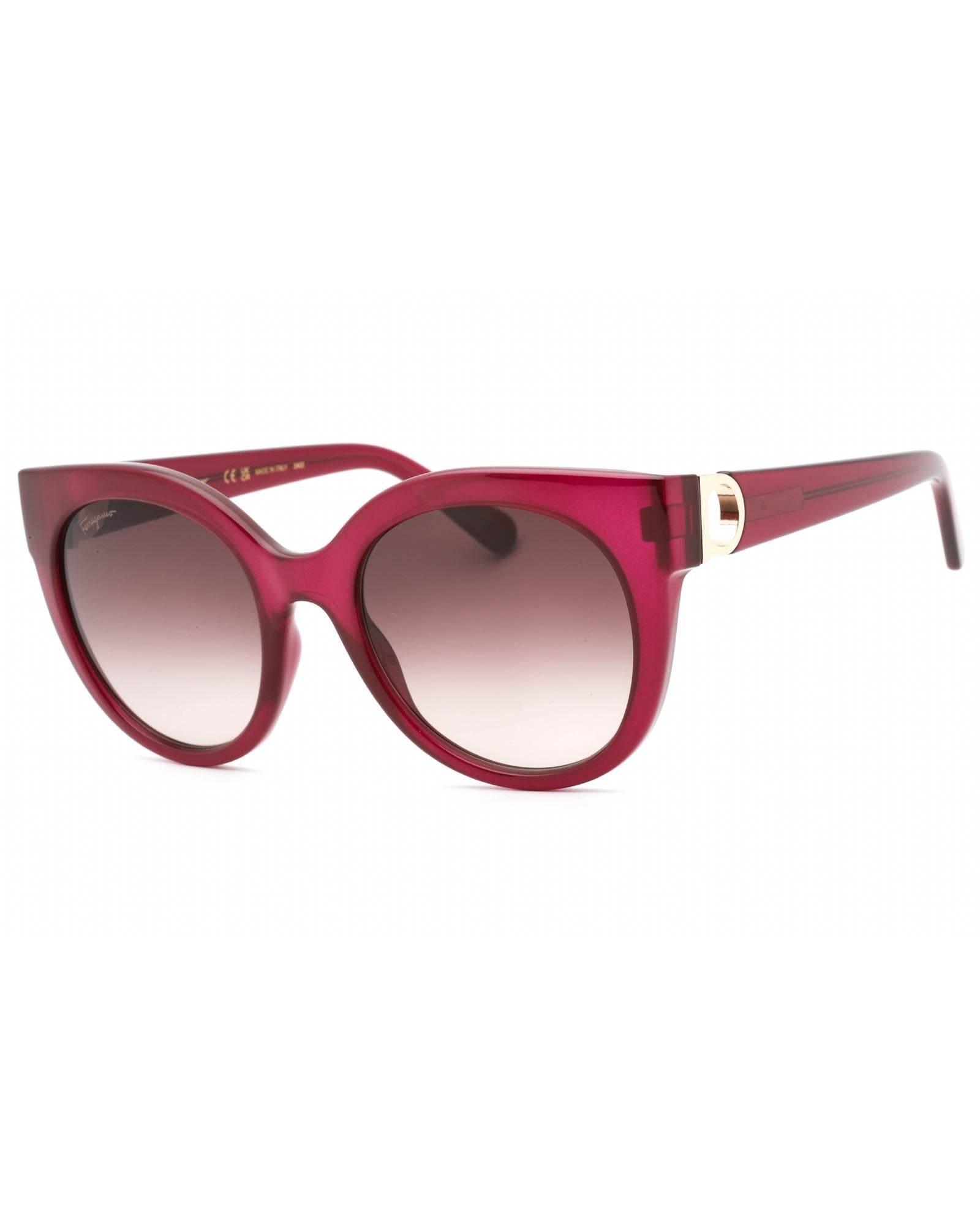 Salvatore Ferragamo  SF910S Cateye Sunglasses Red