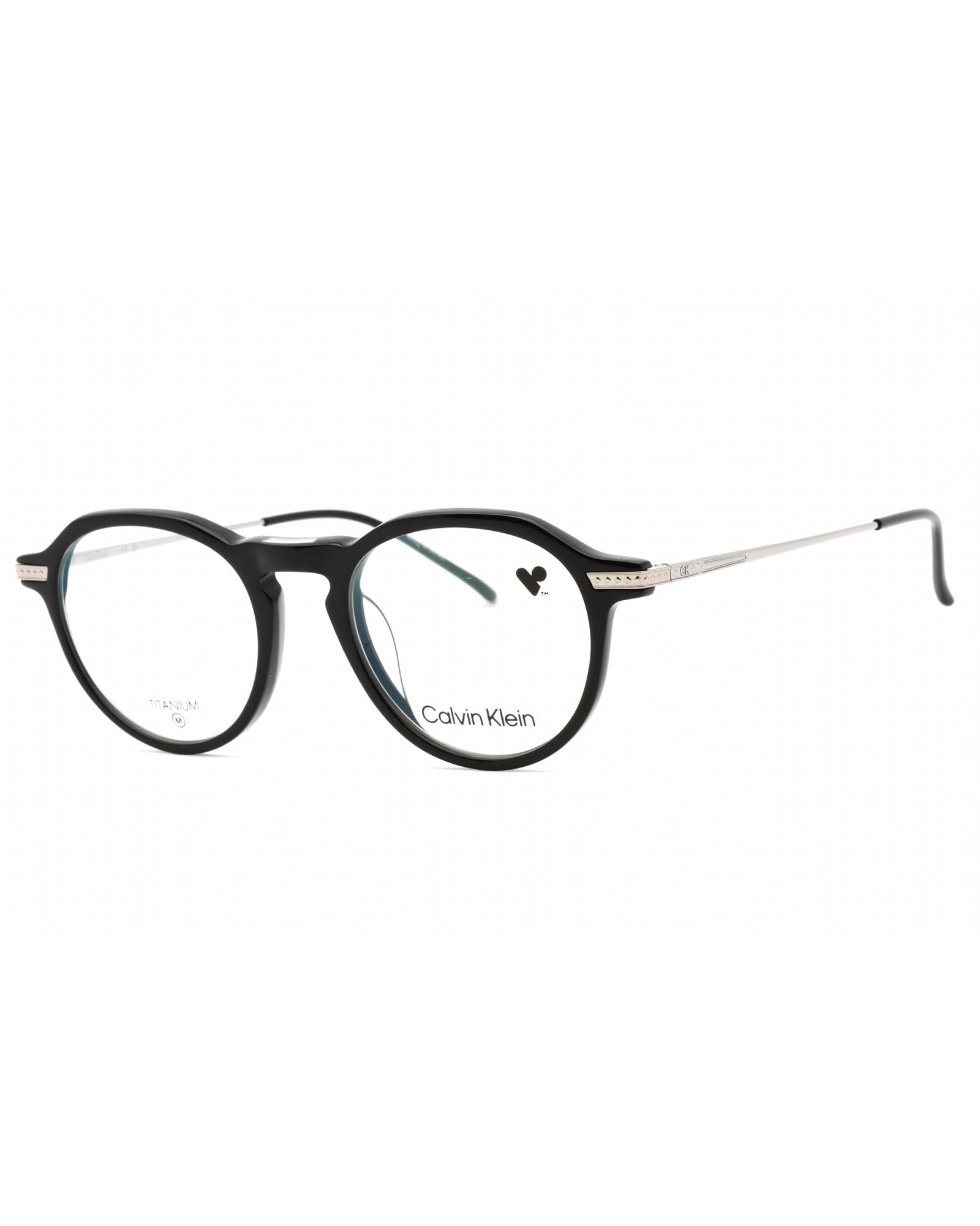 Calvin Klein  CK18725 Round Eyeglasses in Black