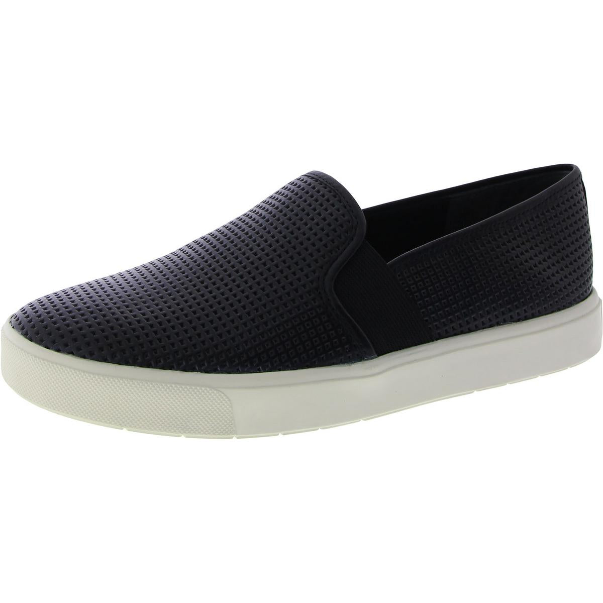 Womens Textured Slip On Loafers