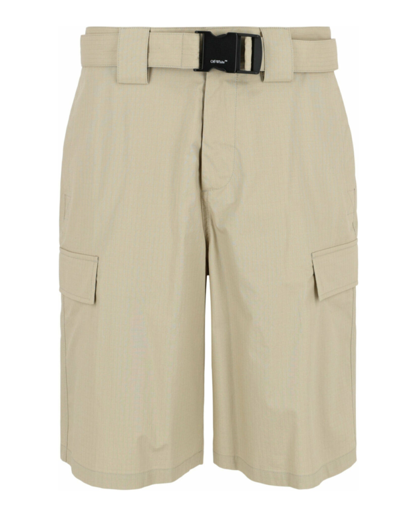 Off-White Mens Buckle Cargo Shorts