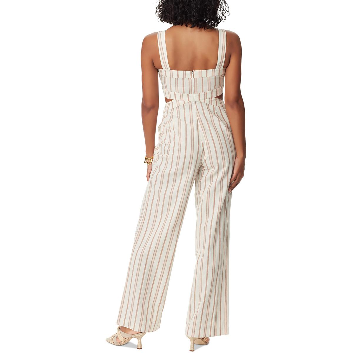 Womens Cutout Wide Leg Jumpsuit