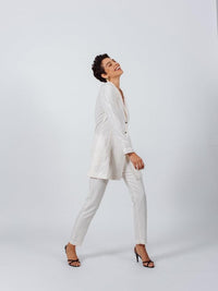 White Tailoring Slim Pants4