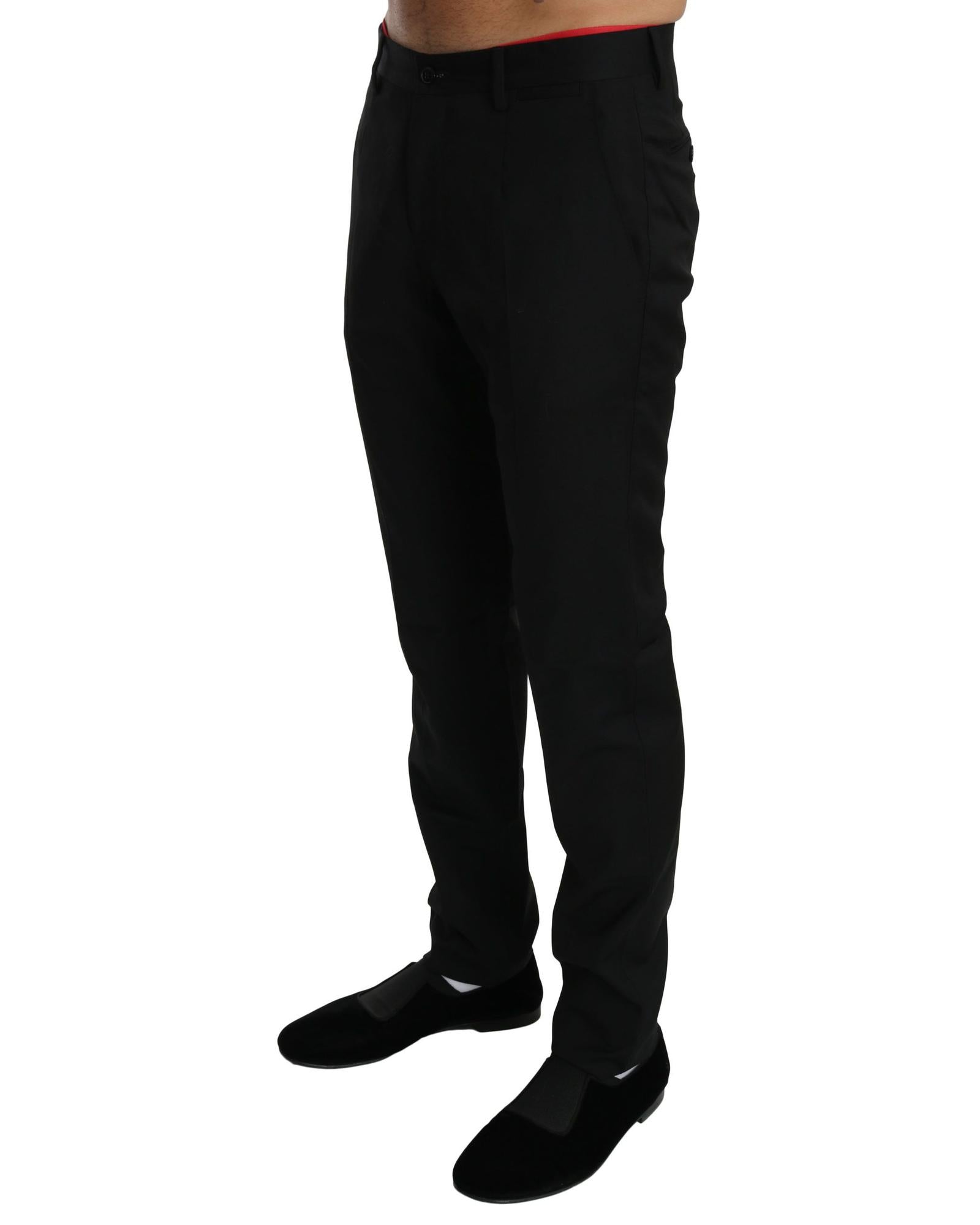 Dolce & Gabbana  Classic Fit Trousers in Black