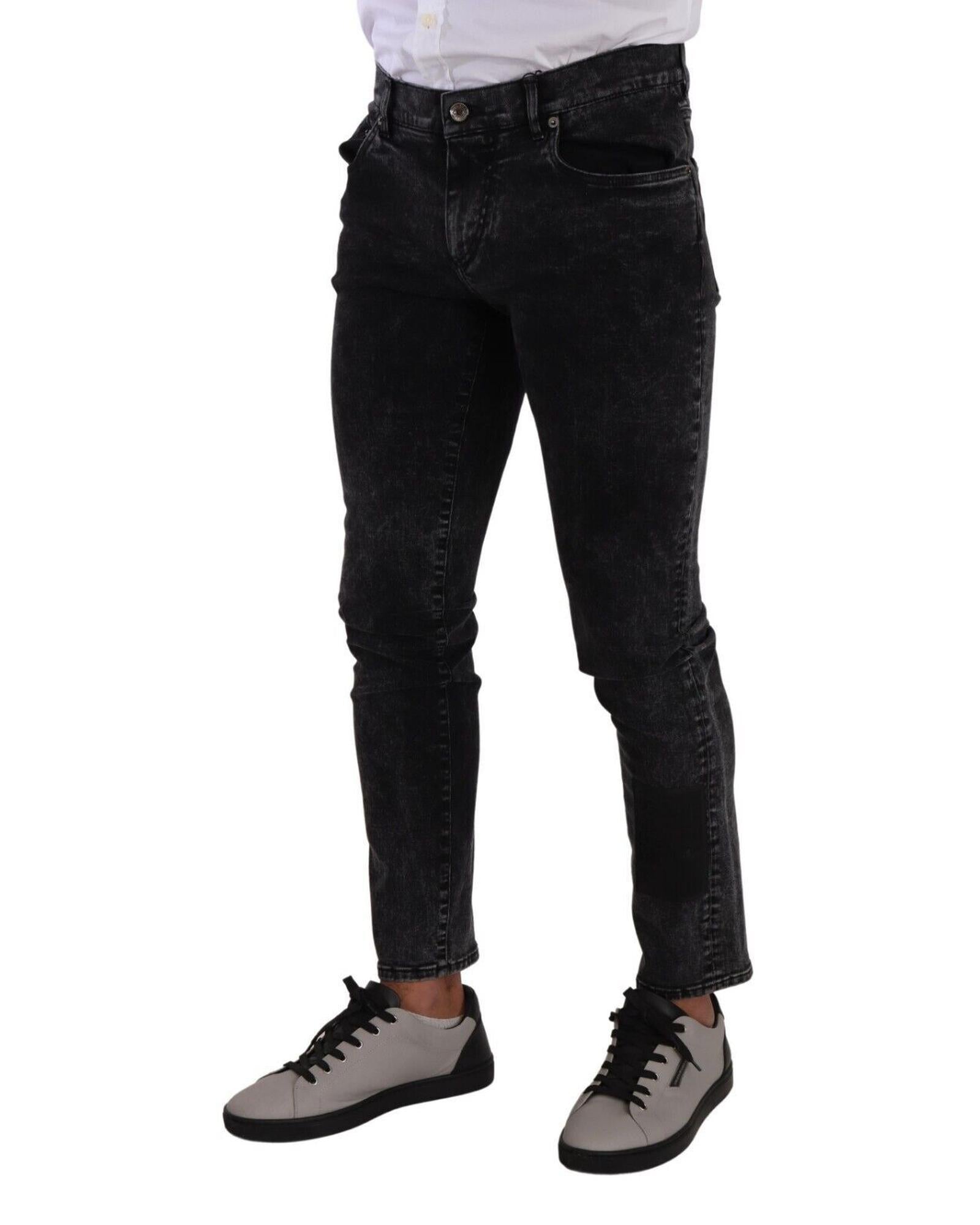 Dolce & Gabbana  Men's Slim Fit Jeans - Black