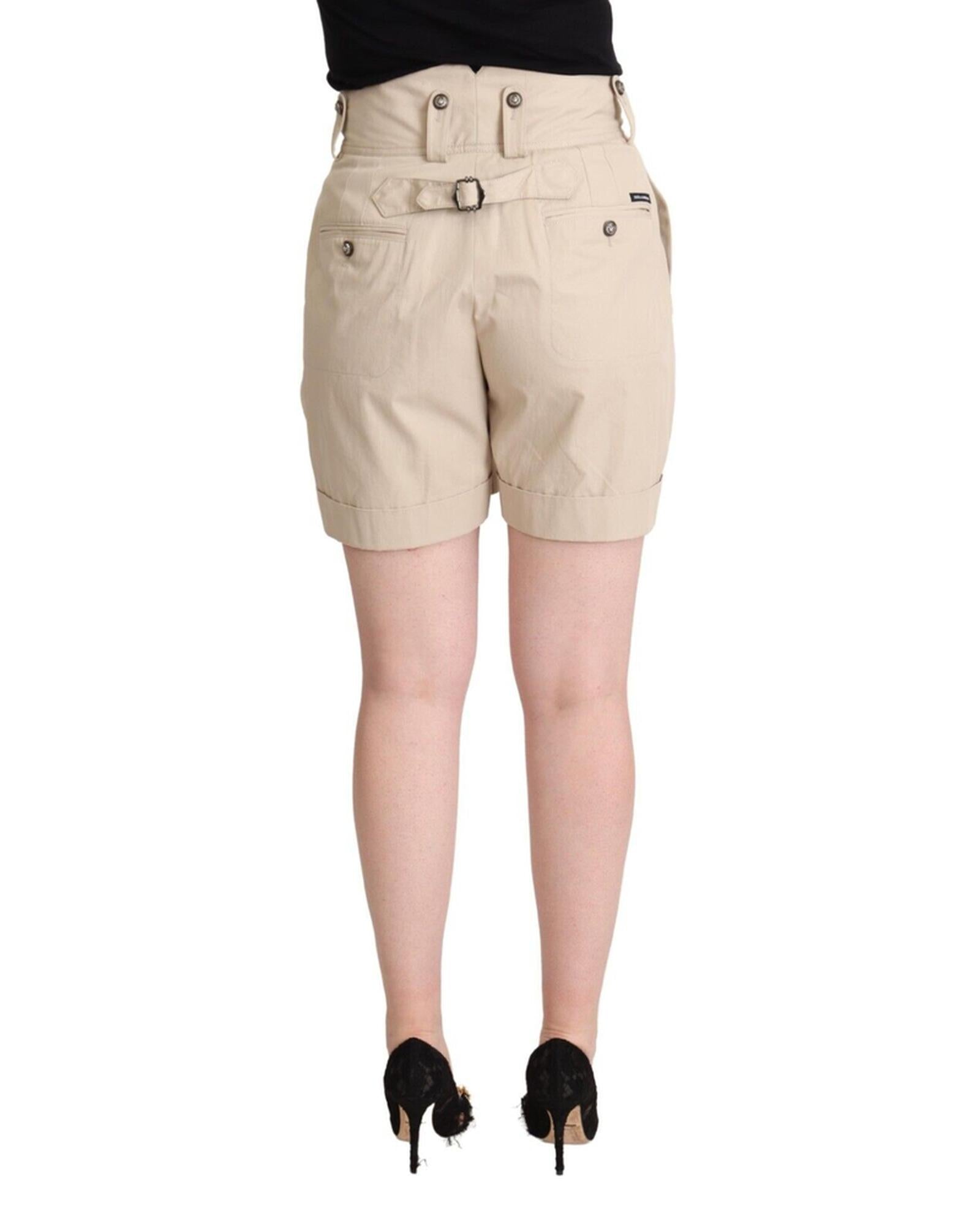 Dolce & Gabbana  Women's Beige Cargo Shorts