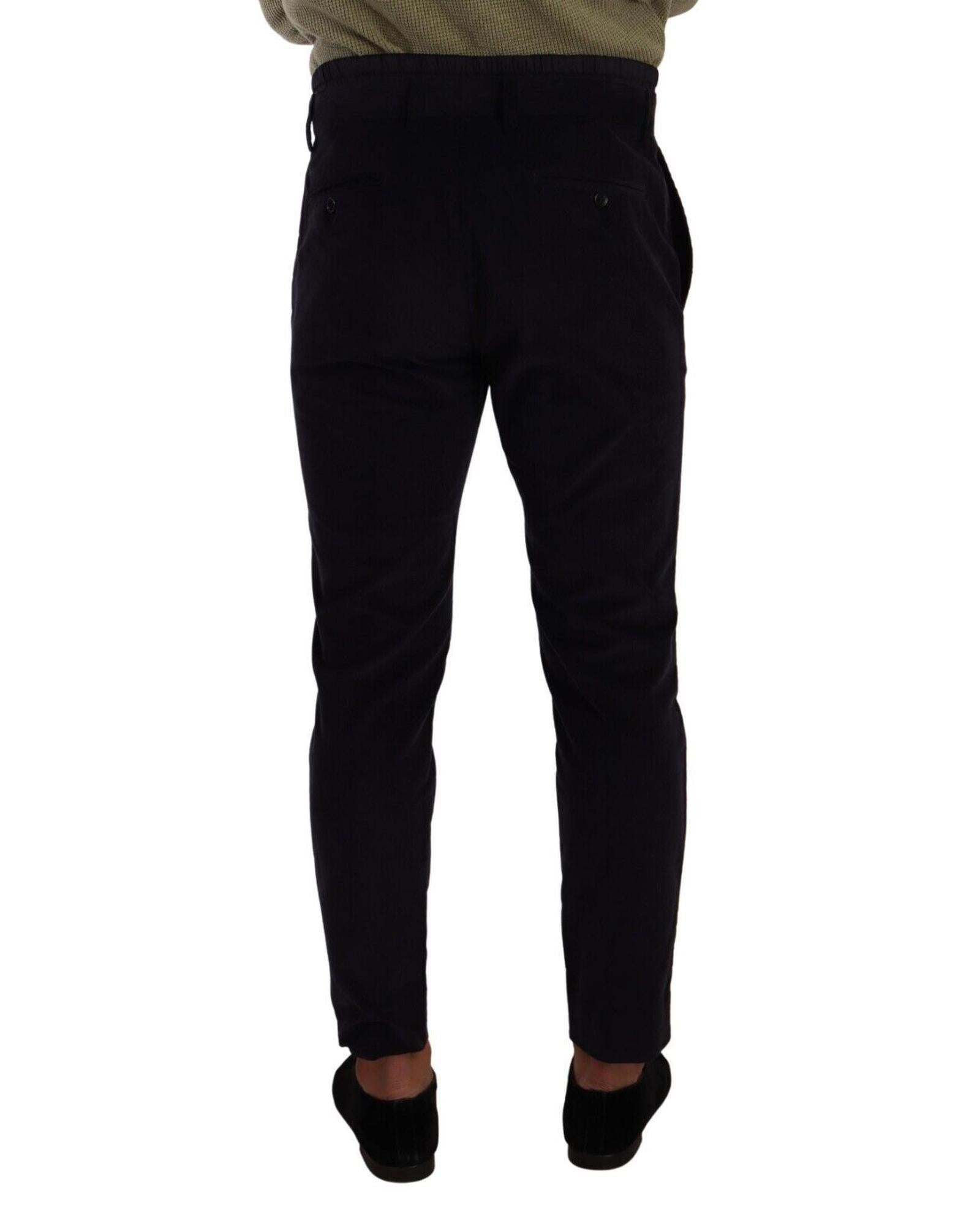 Dolce & Gabbana  Mens Corduroy Trousers Black