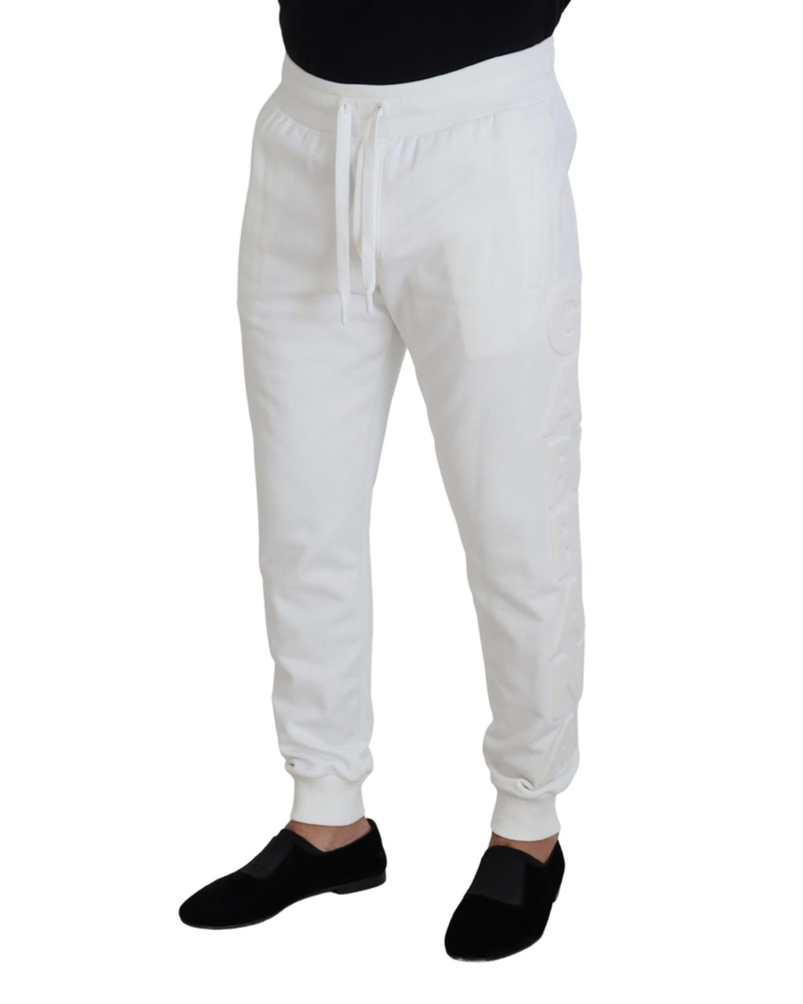 Dolce & Gabbana Logo Cotton Sweatpants Trousers Pants8