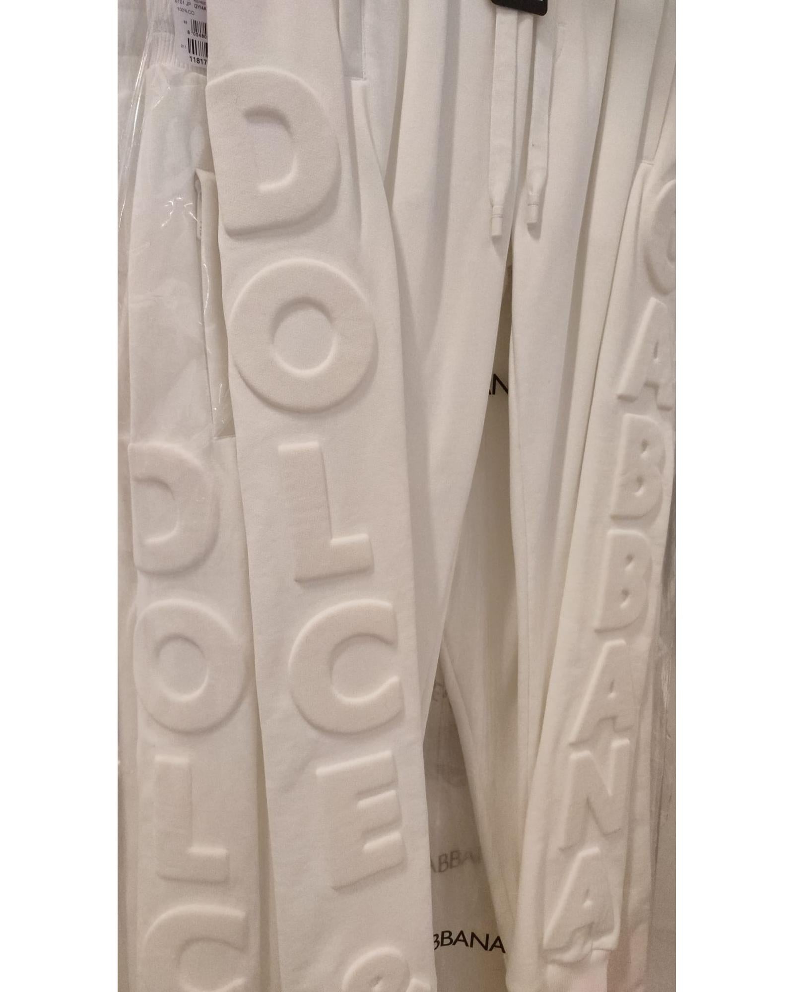 Dolce & Gabbana Logo Cotton Sweatpants Trousers Pants5