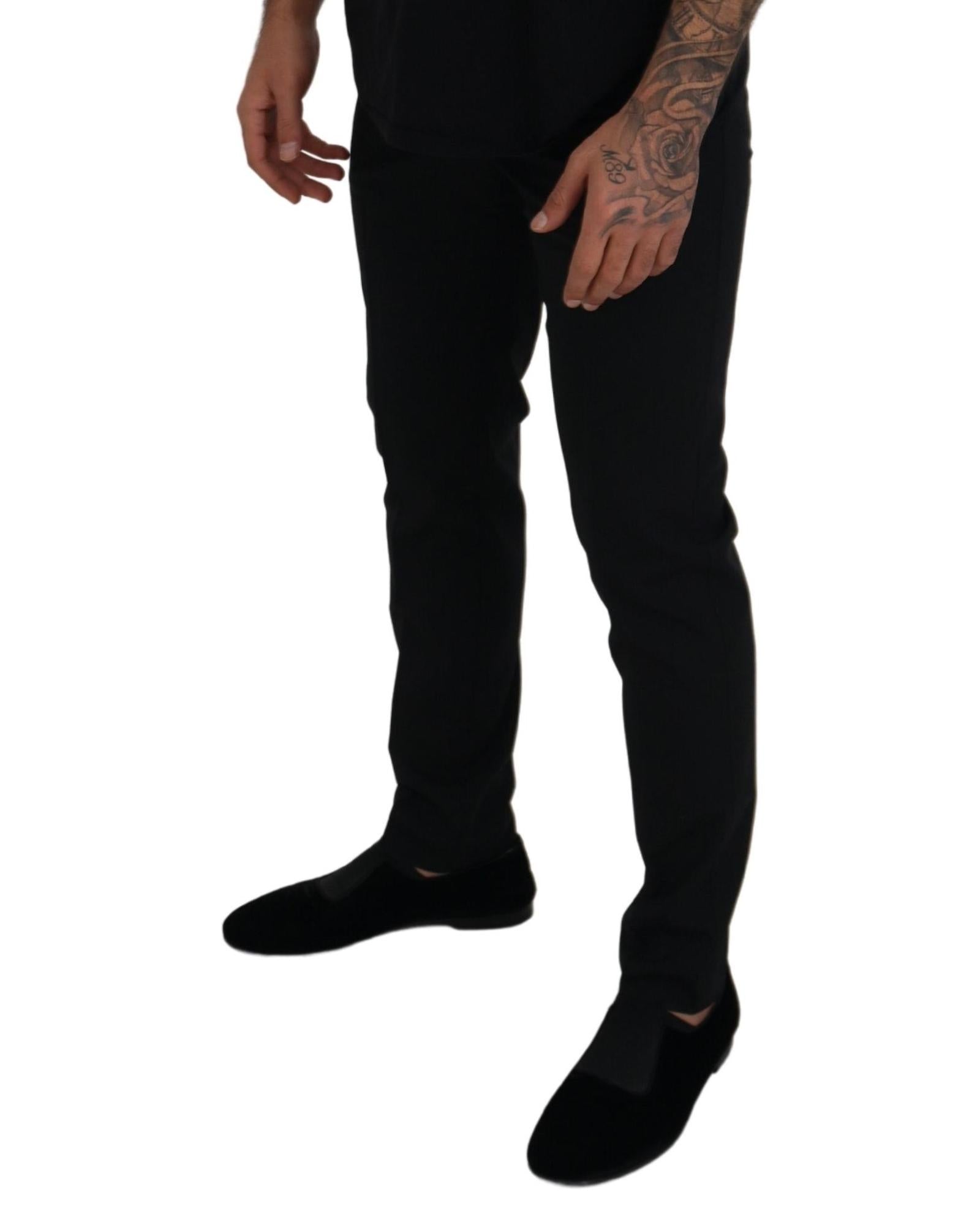 Dolce & Gabbana  Classic Fit Pants - Black