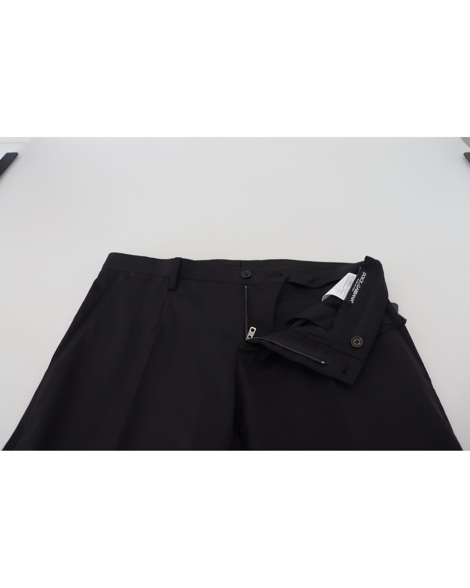 Dolce & Gabbana  Men's Classic Fit Trousers in Black