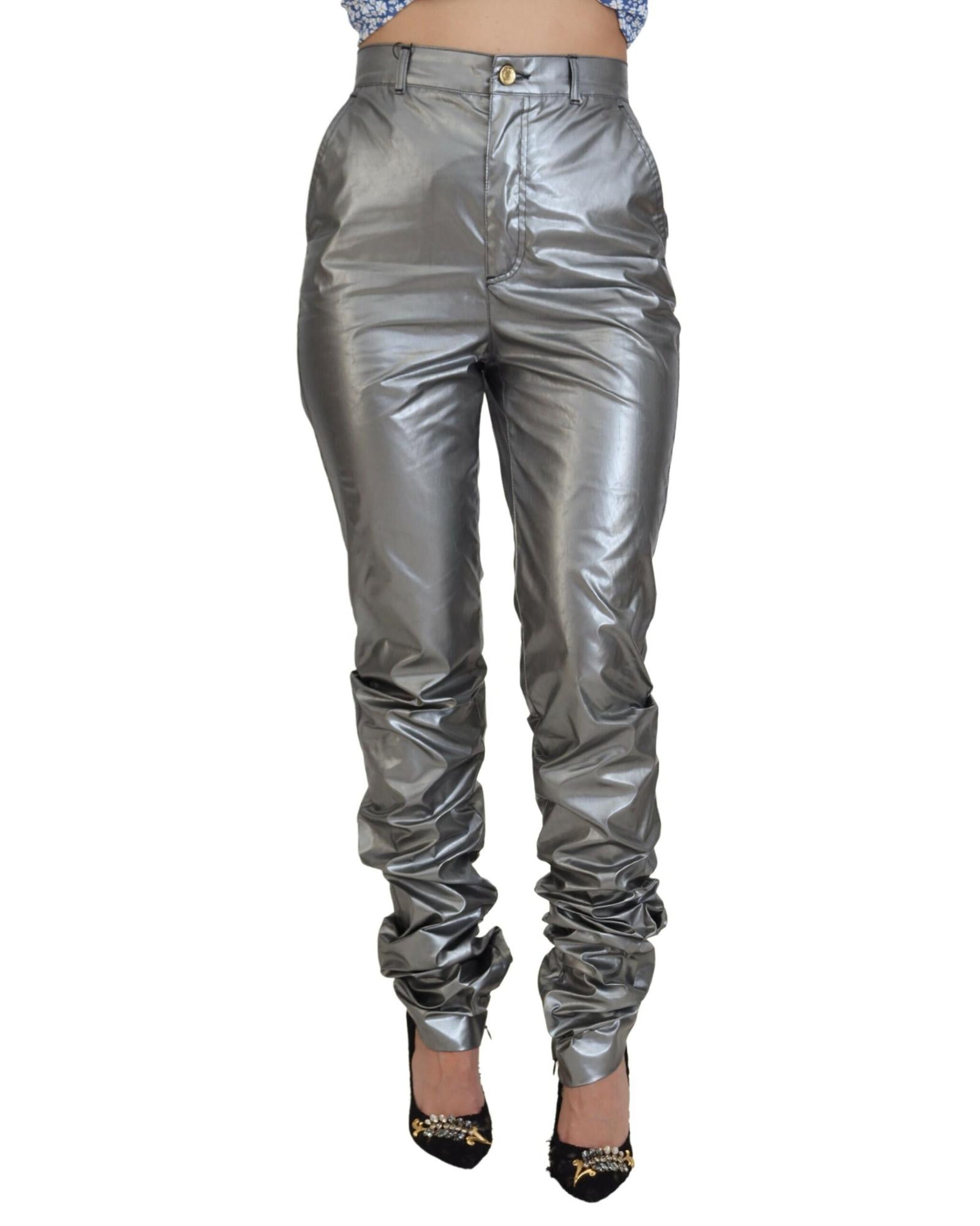 Dolce & Gabbana  Silver Stretch Pants