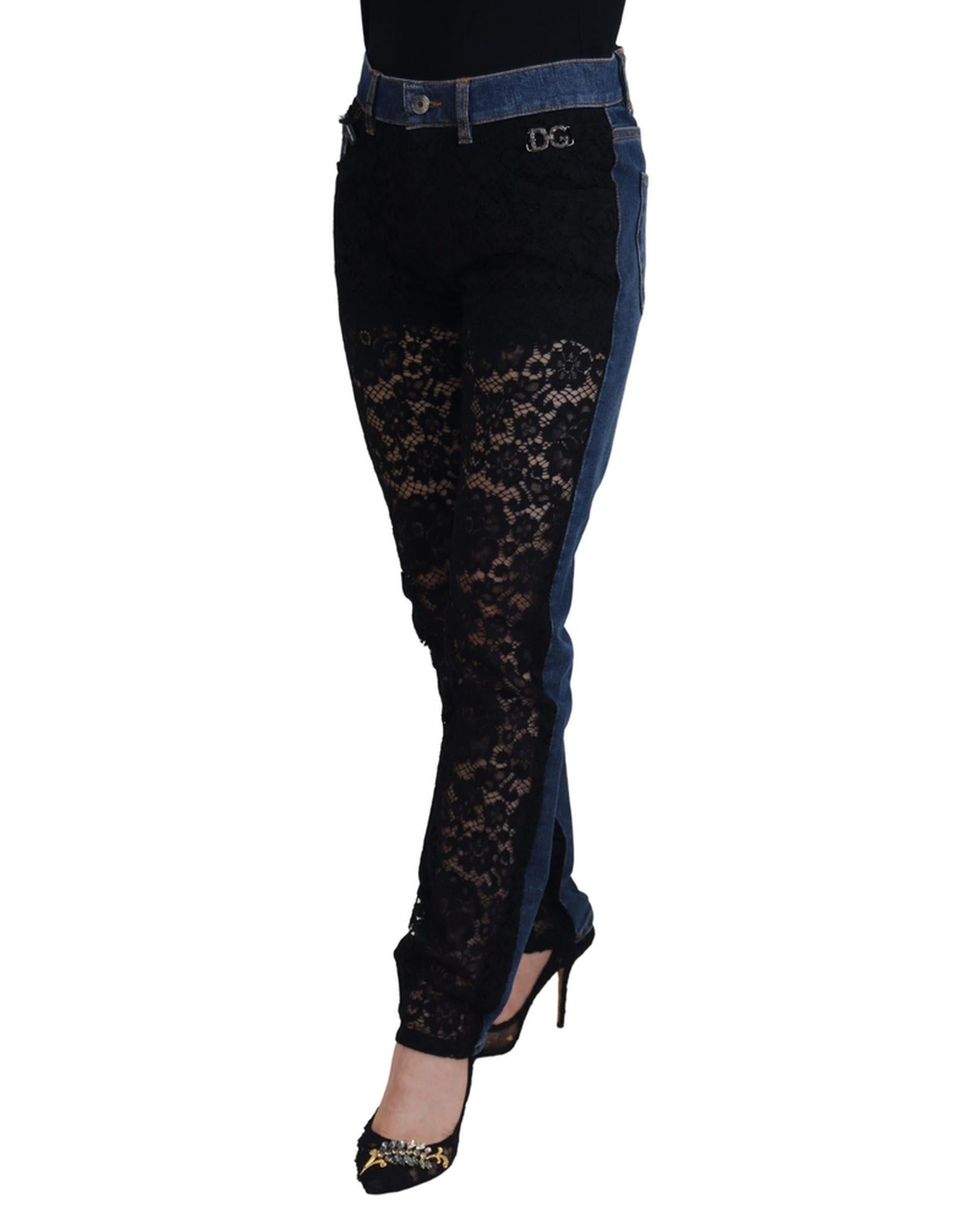 Dolce & Gabbana  Lace Jeans