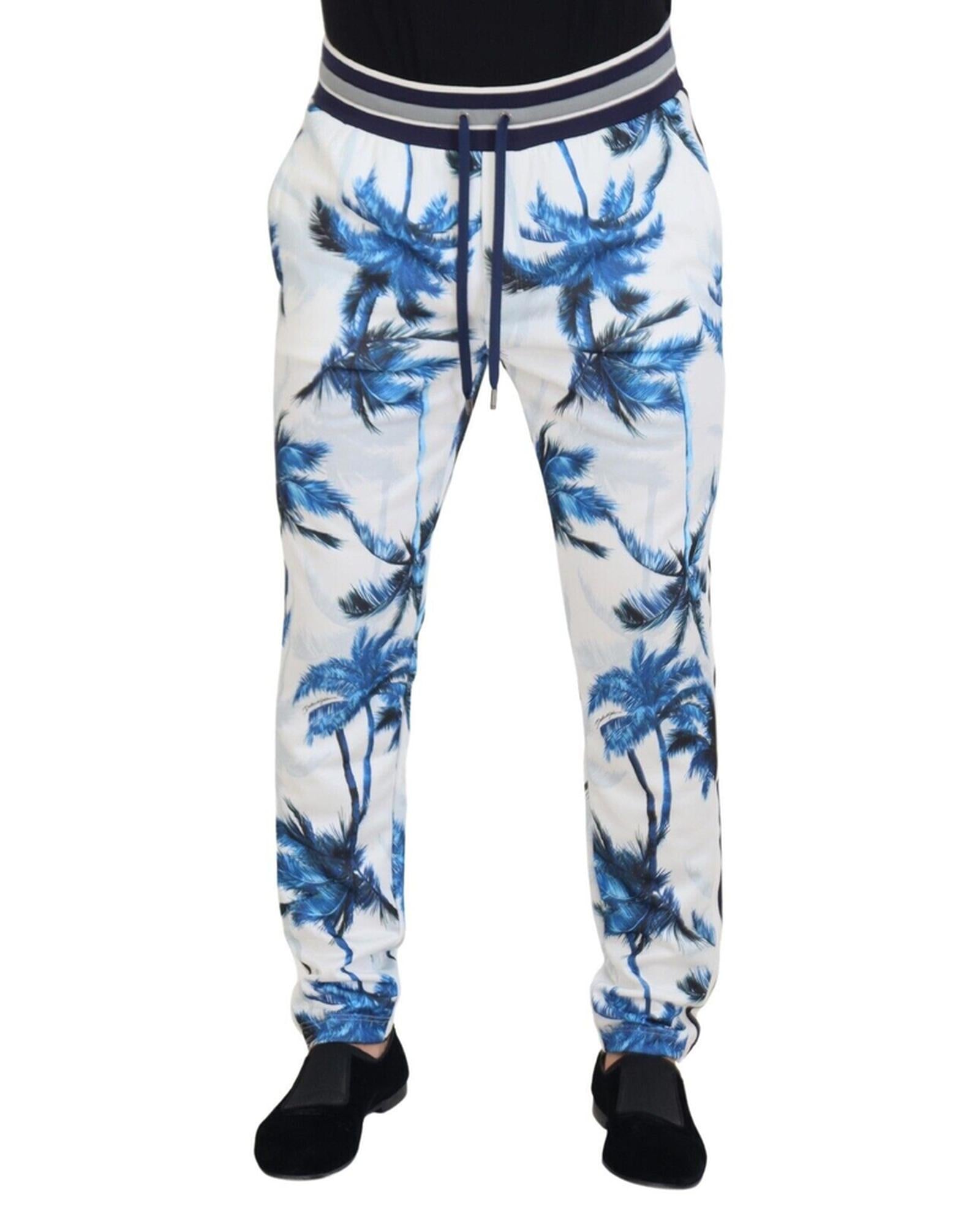 Dolce & Gabbana  Men's Palm Tree Print Jogger Pants