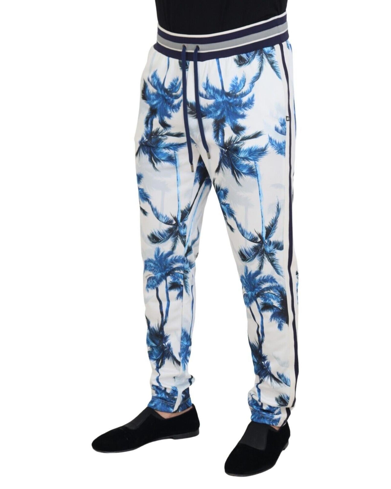 Dolce & Gabbana  Men's Palm Tree Print Jogger Pants