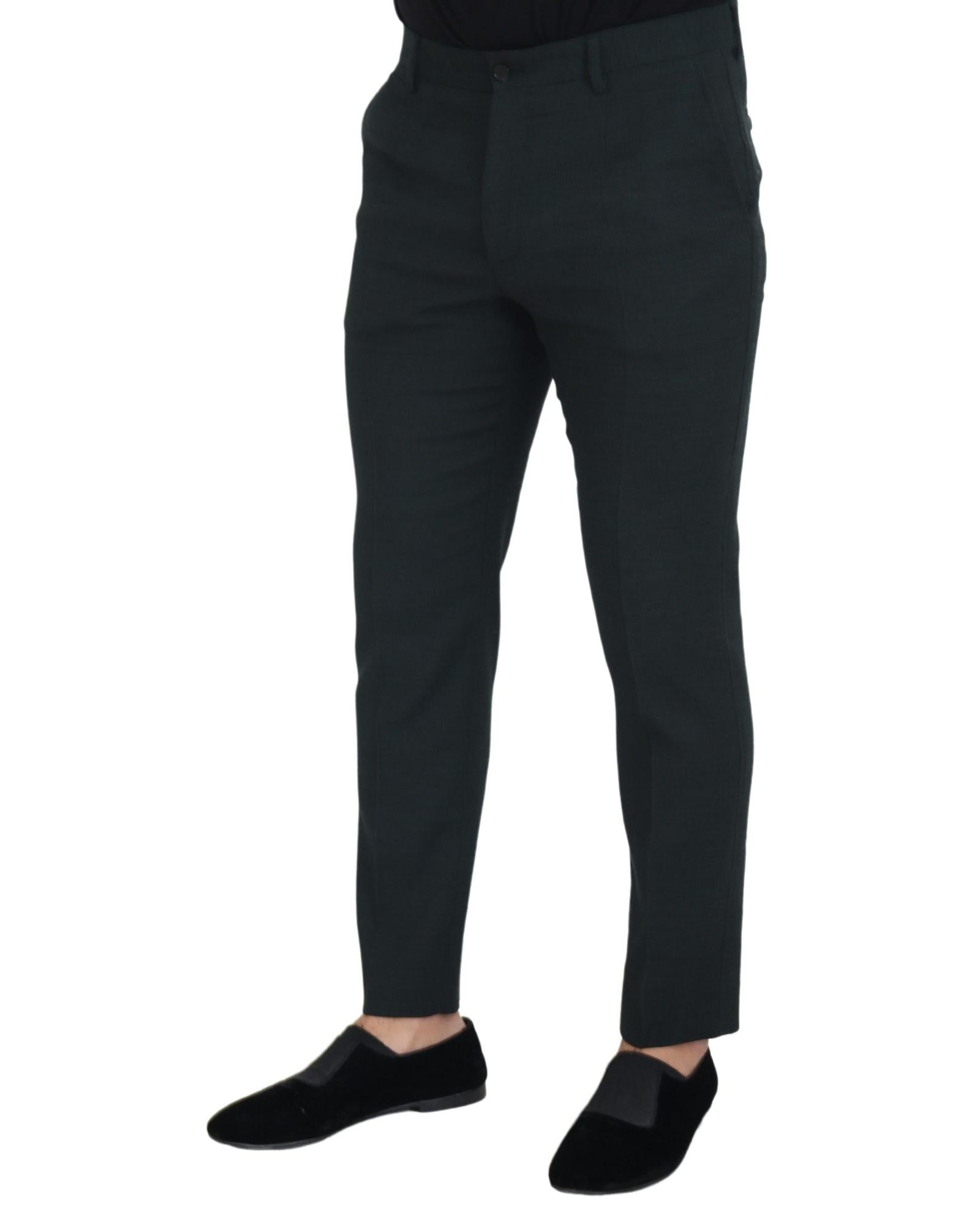 Dolce & Gabbana  Classic Fit Trousers in Green