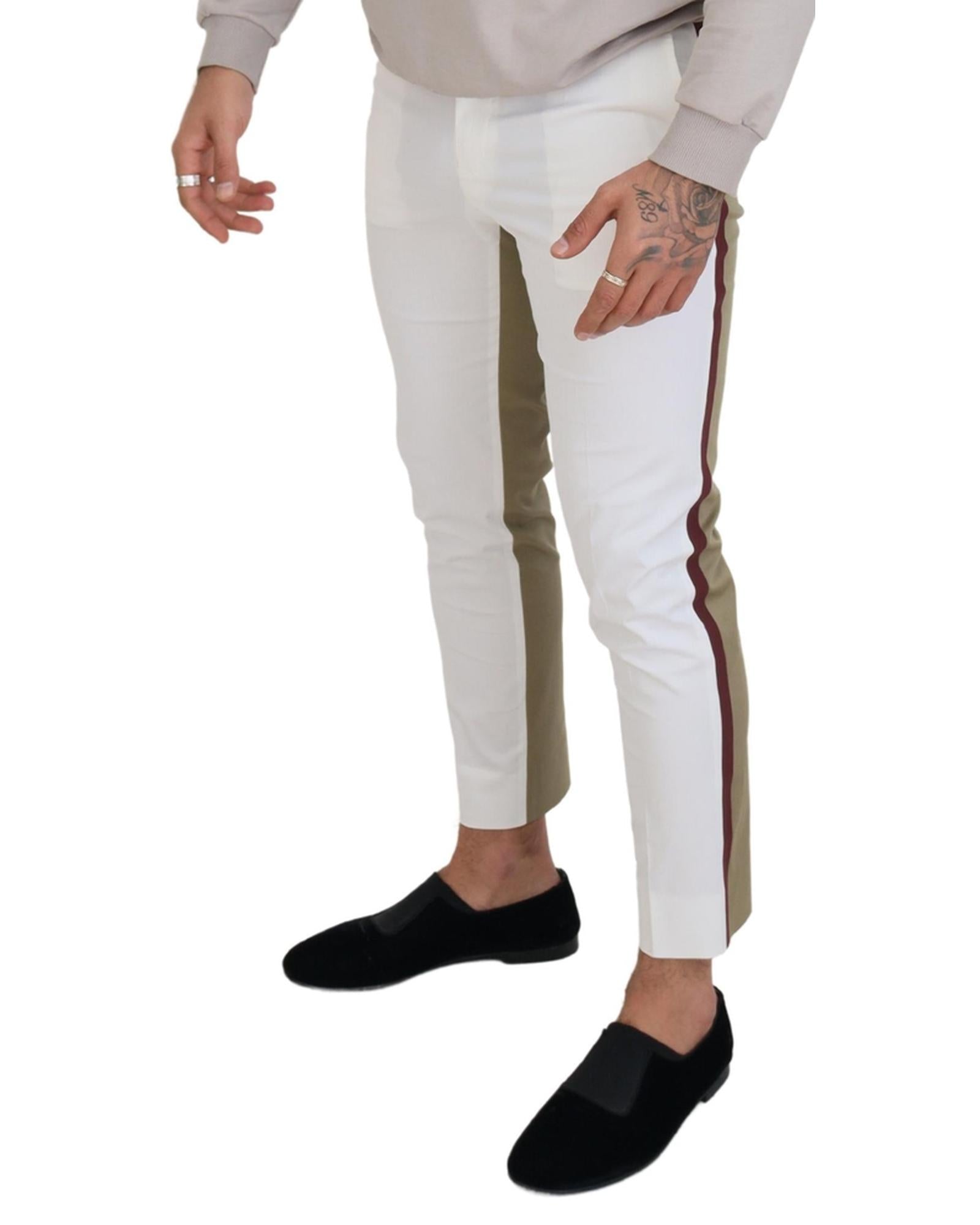 Dolce & Gabbana  Men's Slim Fit Pants White