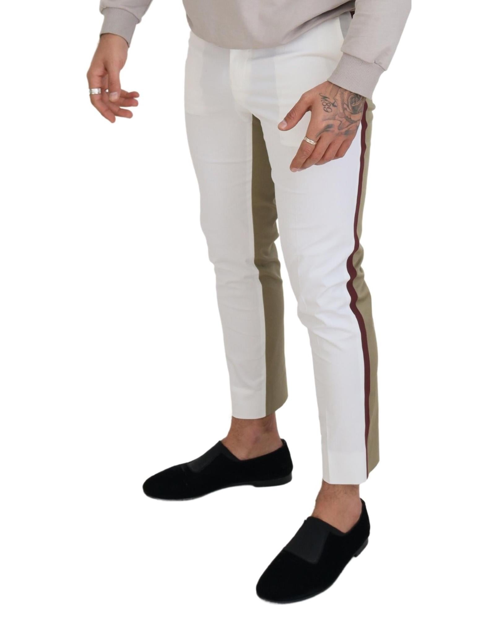 Dolce & Gabbana  Men's Slim Fit Pants White