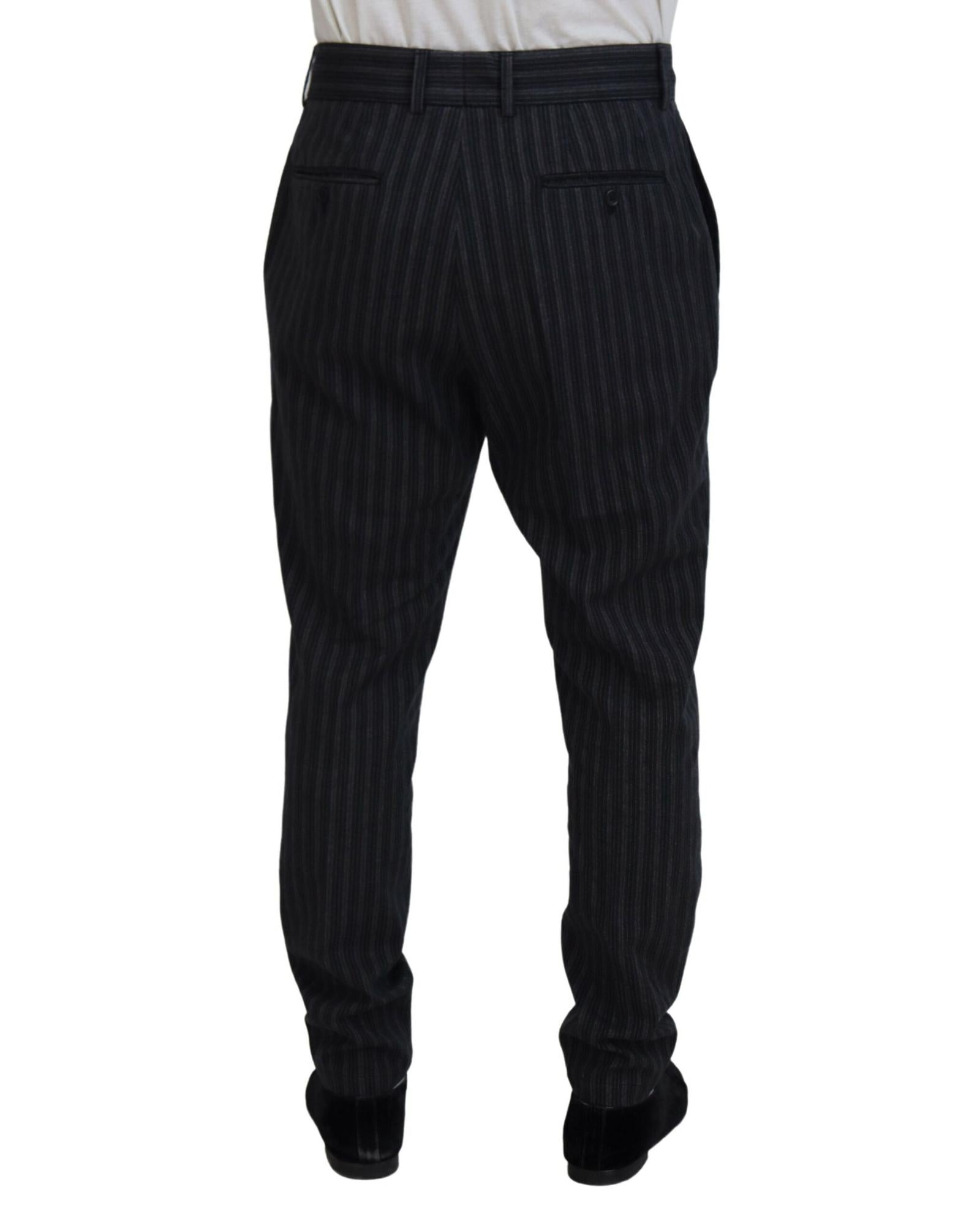 Dolce & Gabbana  Men's Striped Cotton Trousers