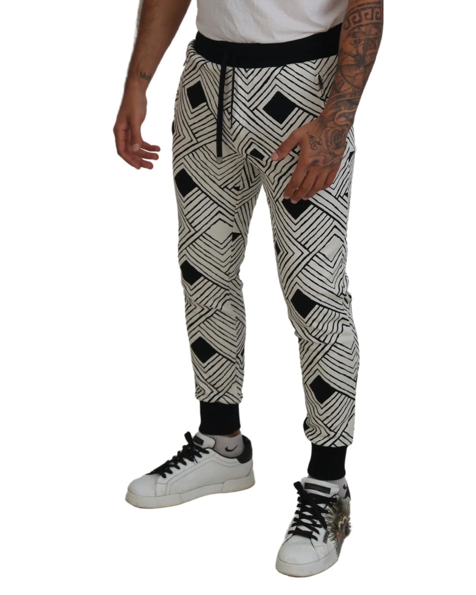 Dolce & Gabbana  Geometric Print Sweatpants