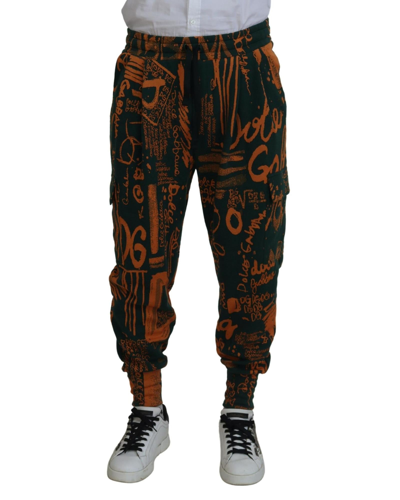 Dolce & Gabbana  Men's Graffiti Print Sweatpants