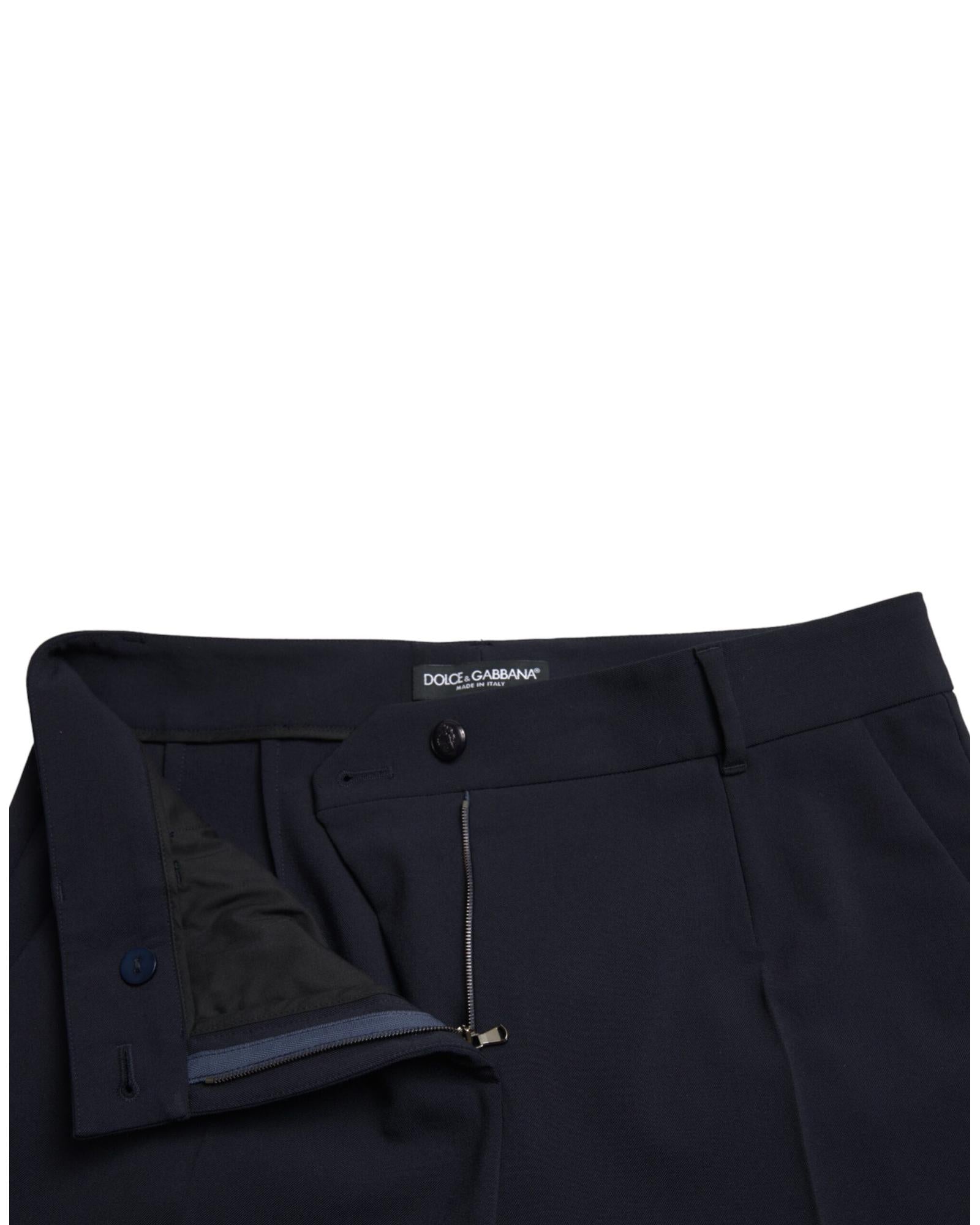 Dolce & Gabbana  Slim Fit Classic Pants Blue