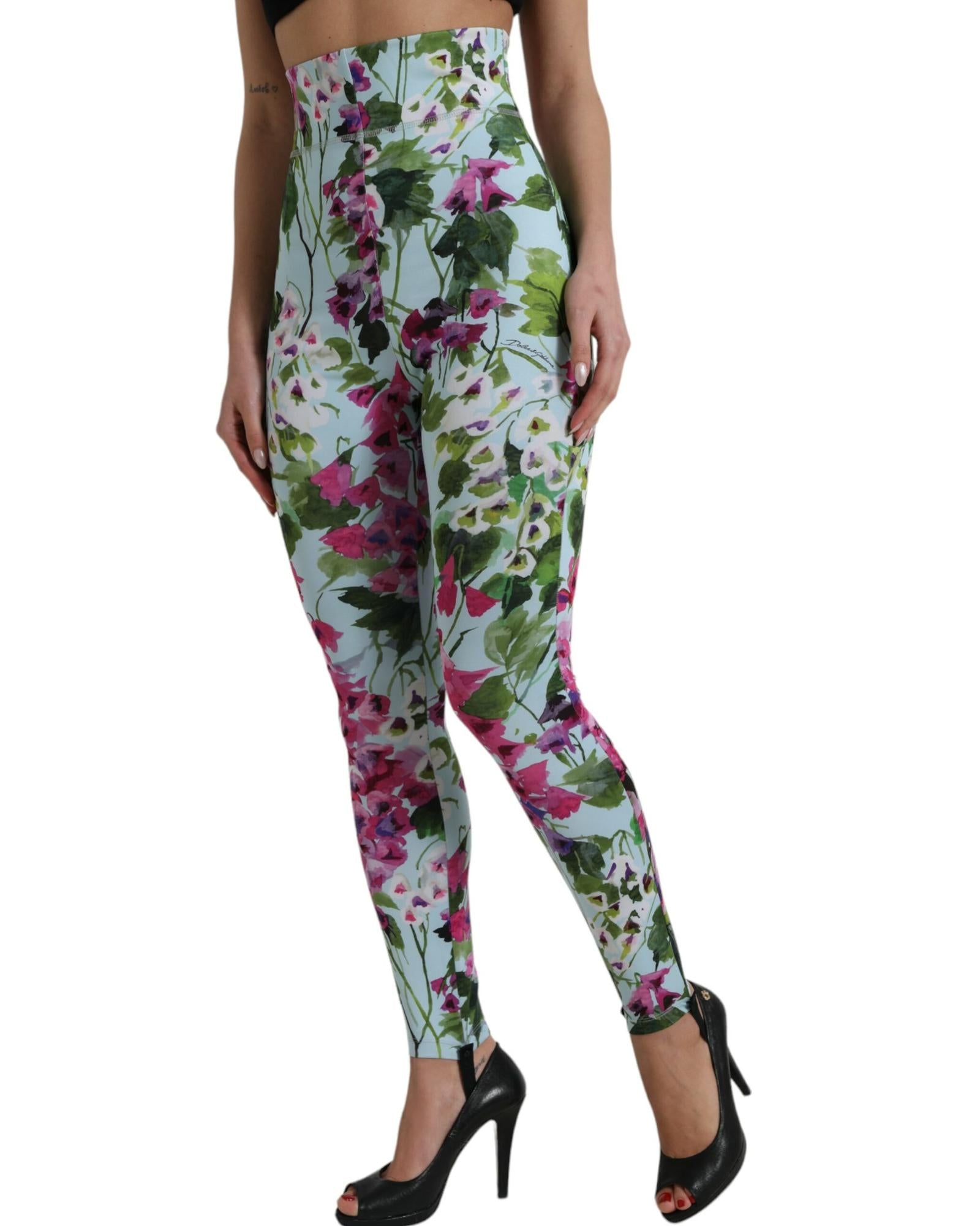 Dolce & Gabbana  Floral Print Leggings for Women