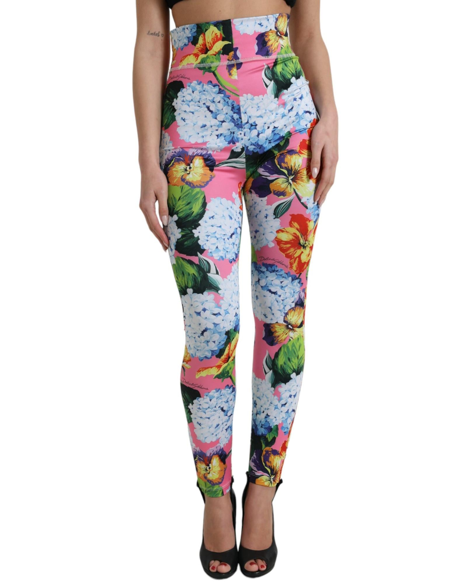 Dolce & Gabbana  Floral Print Leggings for Women