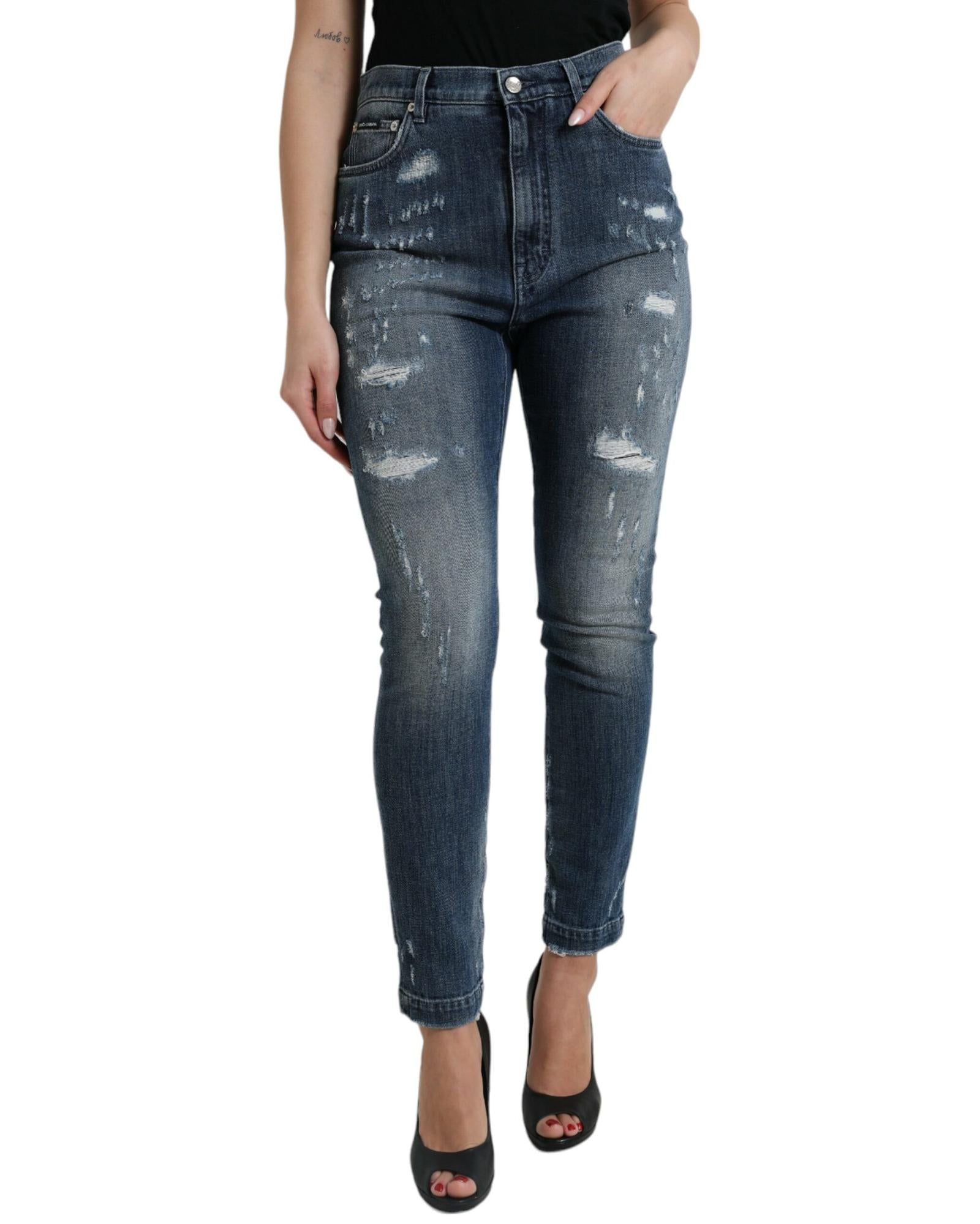 Dolce & Gabbana  Distressed Skinny Jeans for Women