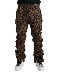 Dolce & Gabbana Leopard Jacquard Jogger Pants1