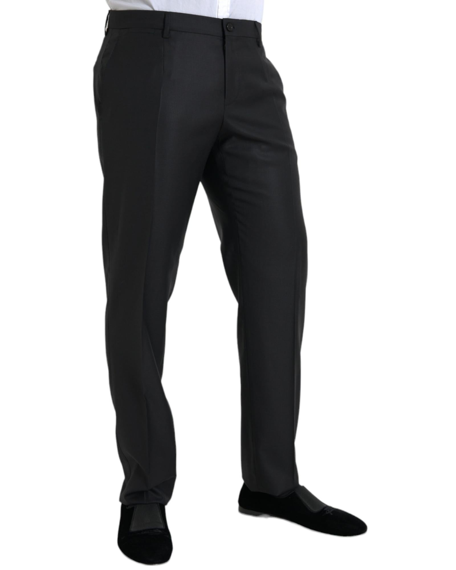 Dolce & Gabbana  Classic Fit Trousers - Black