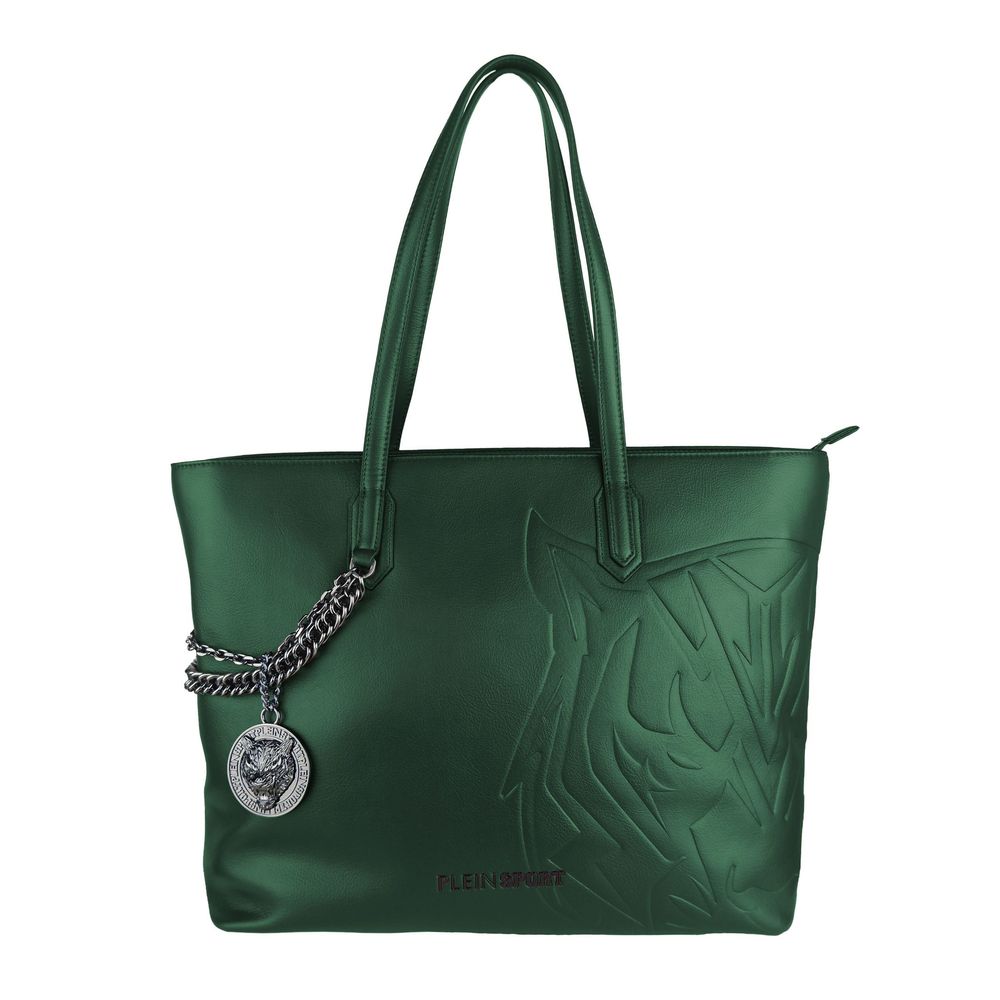 Plein Sport Green  Shoulder Women's Bag