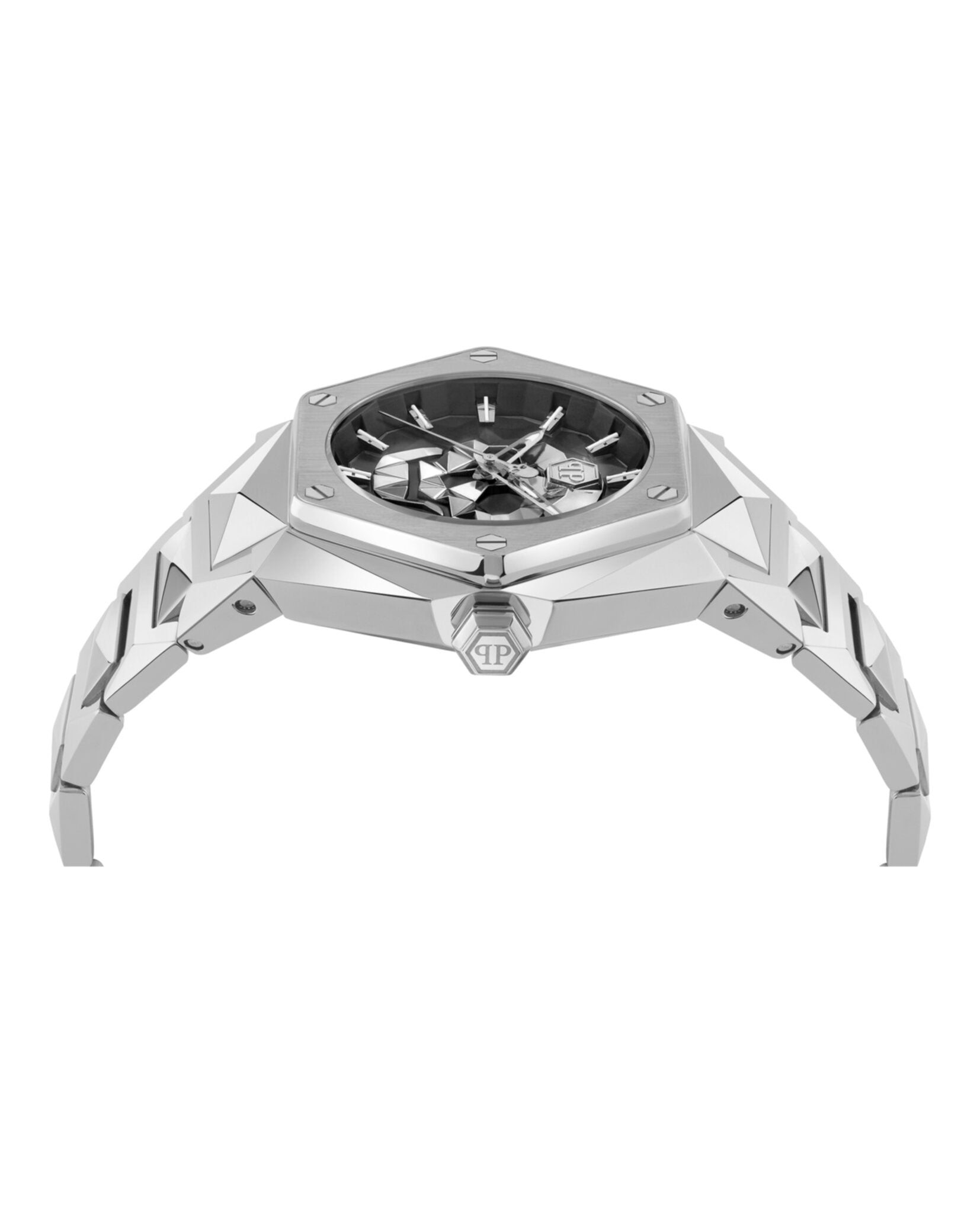 Philipp Plein Mens  Stainless Steel 45mm Bracelet Fashion Watch